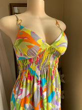 Load image into Gallery viewer, Bright multicoloured sun dress s/m
