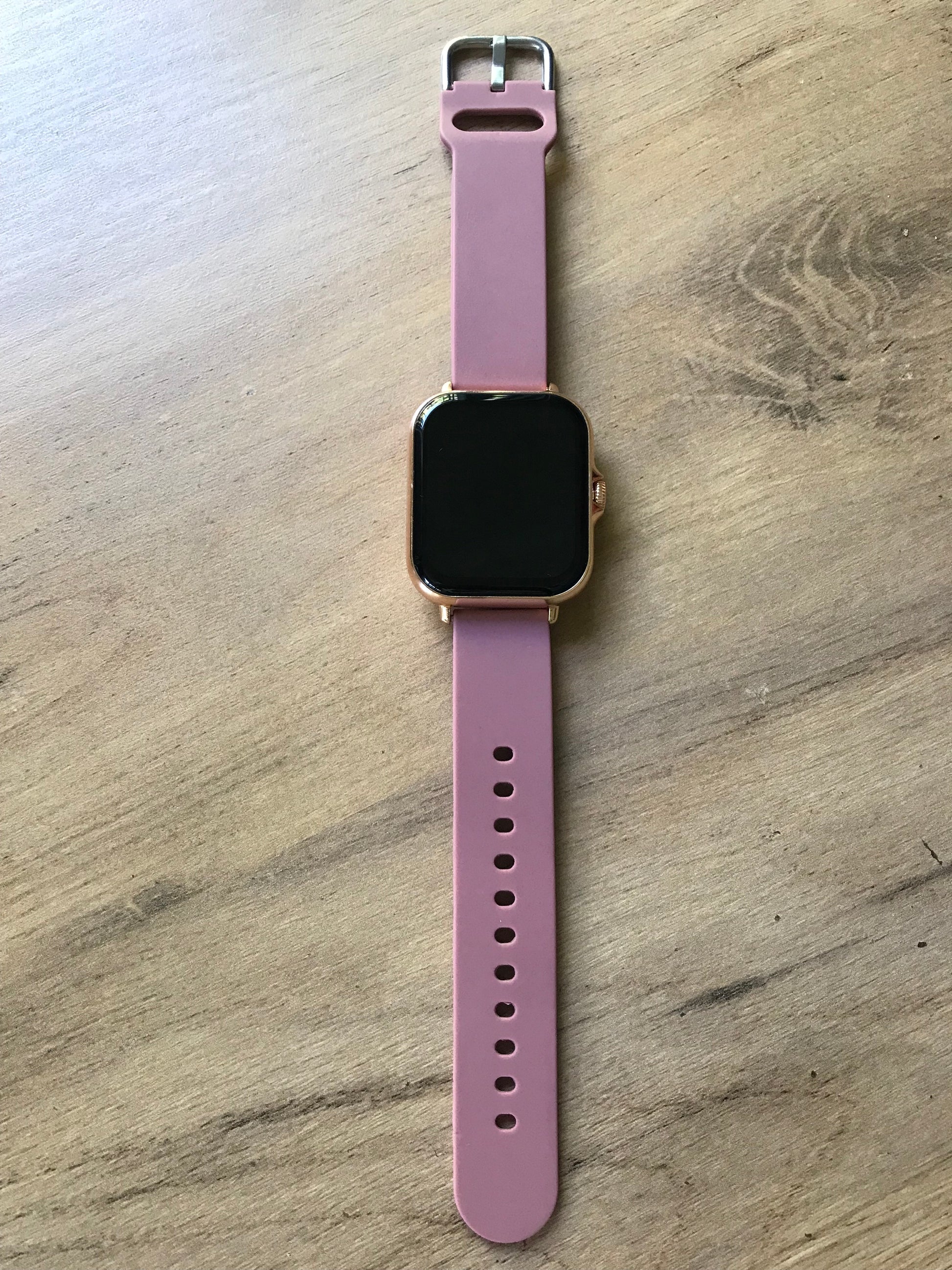 smart watch : rose gold and blush