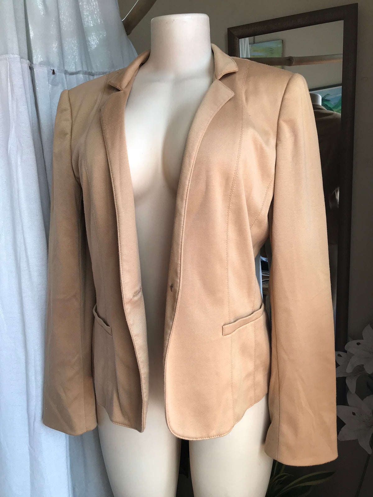 Tan Brown Blazer >>> M