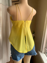 Load image into Gallery viewer, Yellow cami with back zip and slit … Mlll
