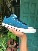 Load image into Gallery viewer, Teal Converse padded tongue mens size 6 /// womens size 8
