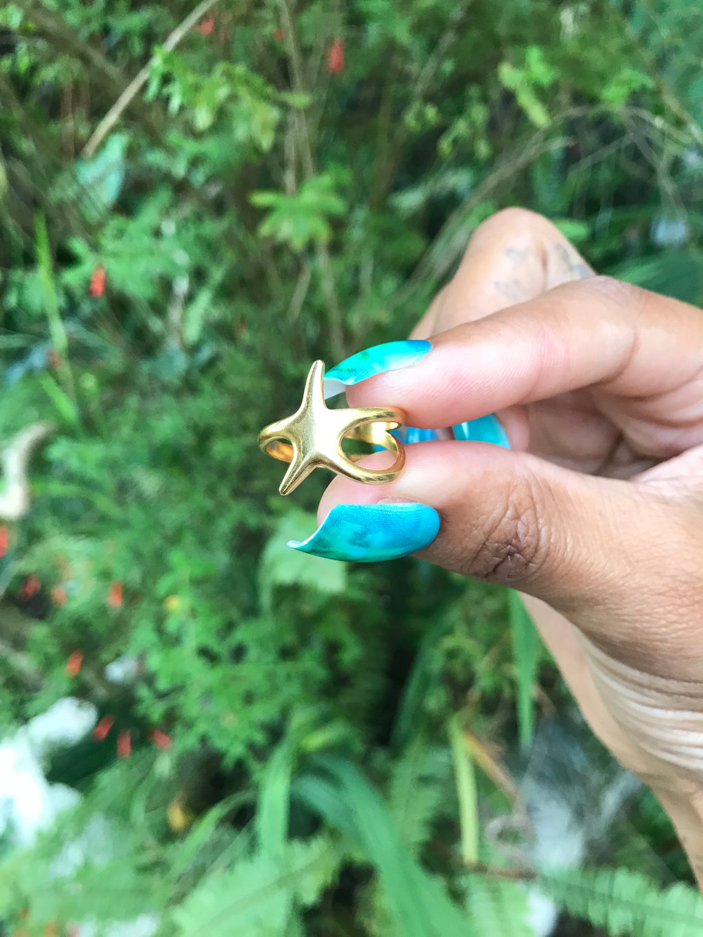 New Beach Themed Rings Stainless Steel *** Gold