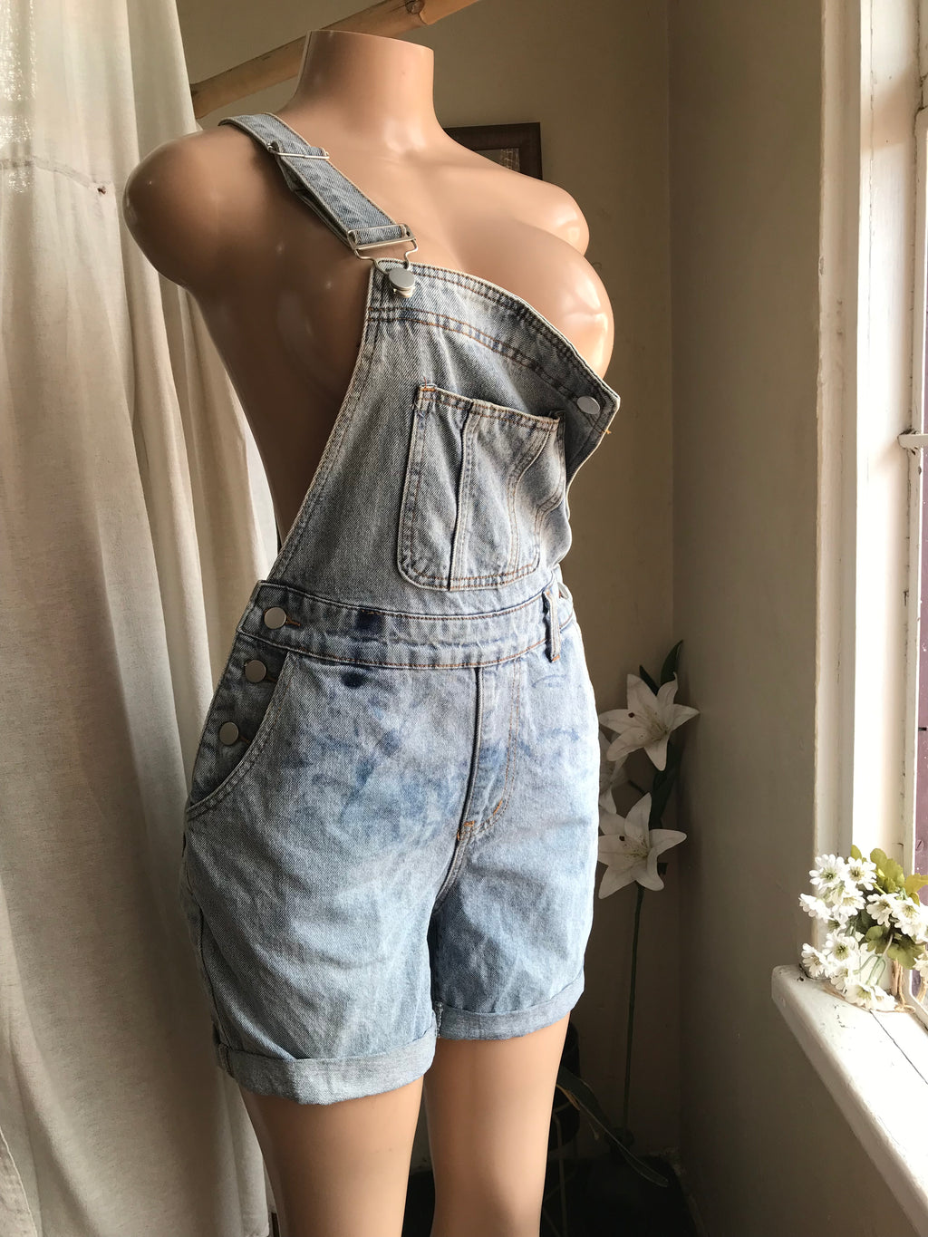 new retro style overalls ;;; size small/med