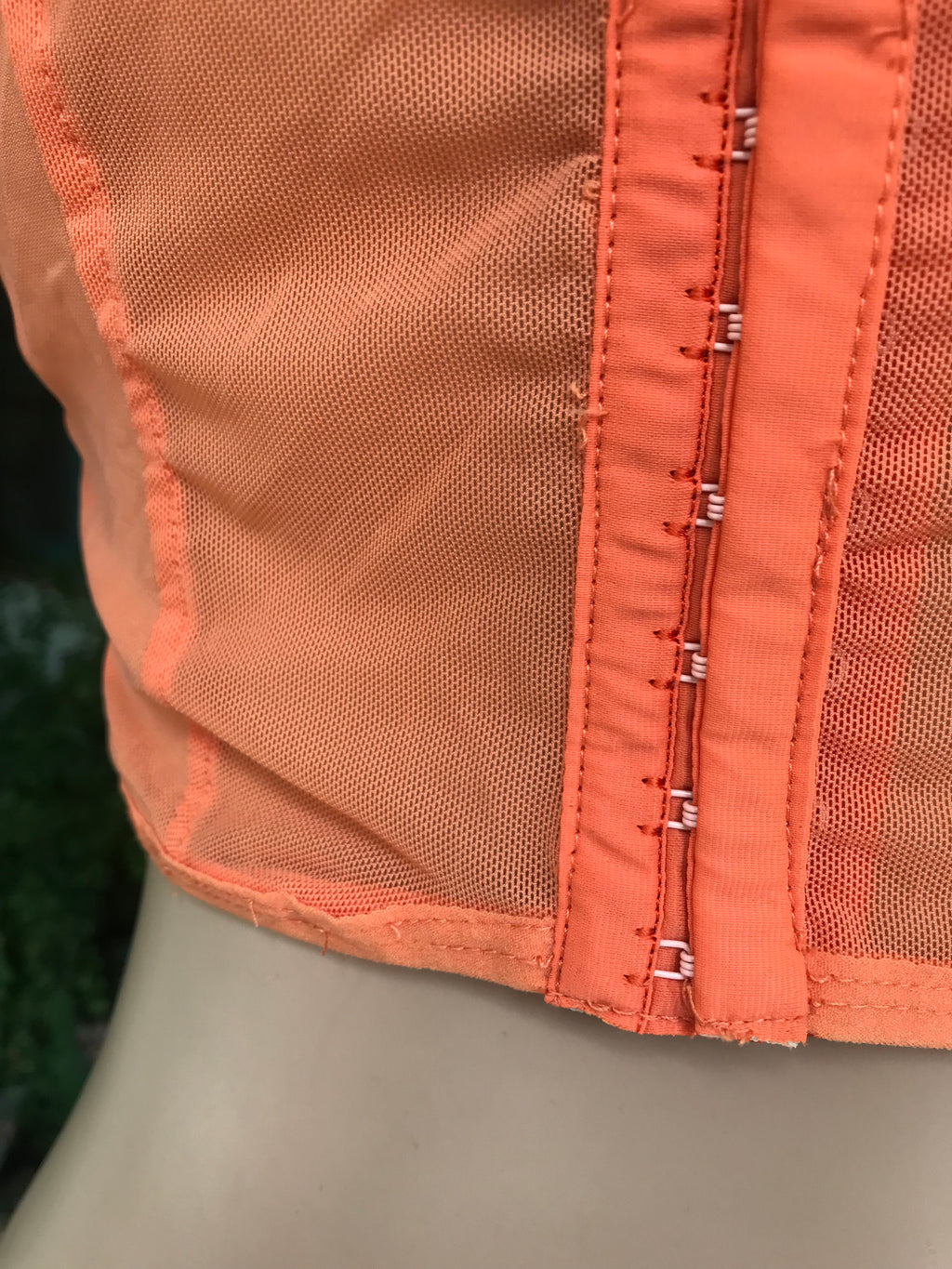 Orange corset spaghetti top... m