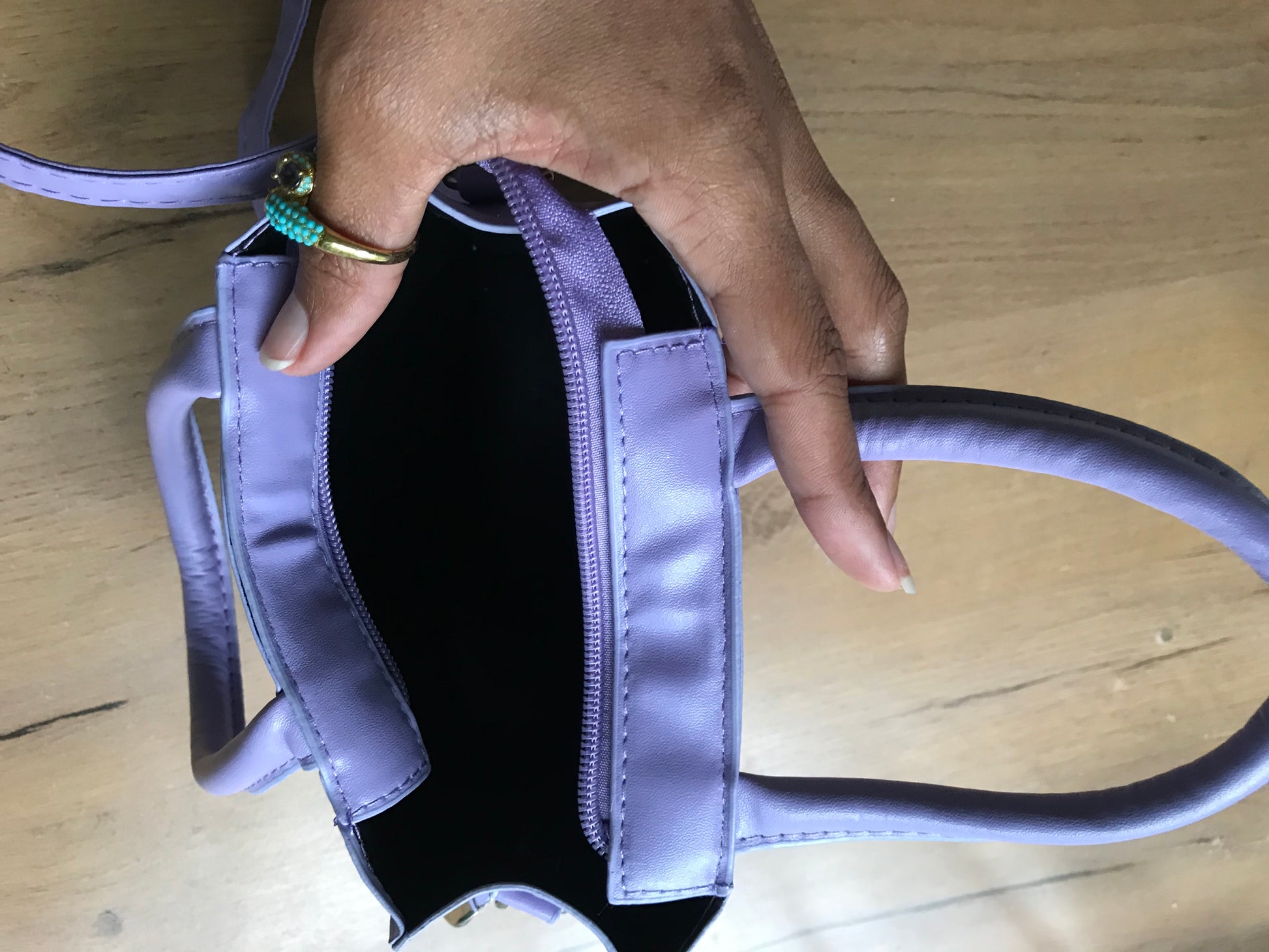 purple quilted chain crossbody fashion bag *** new