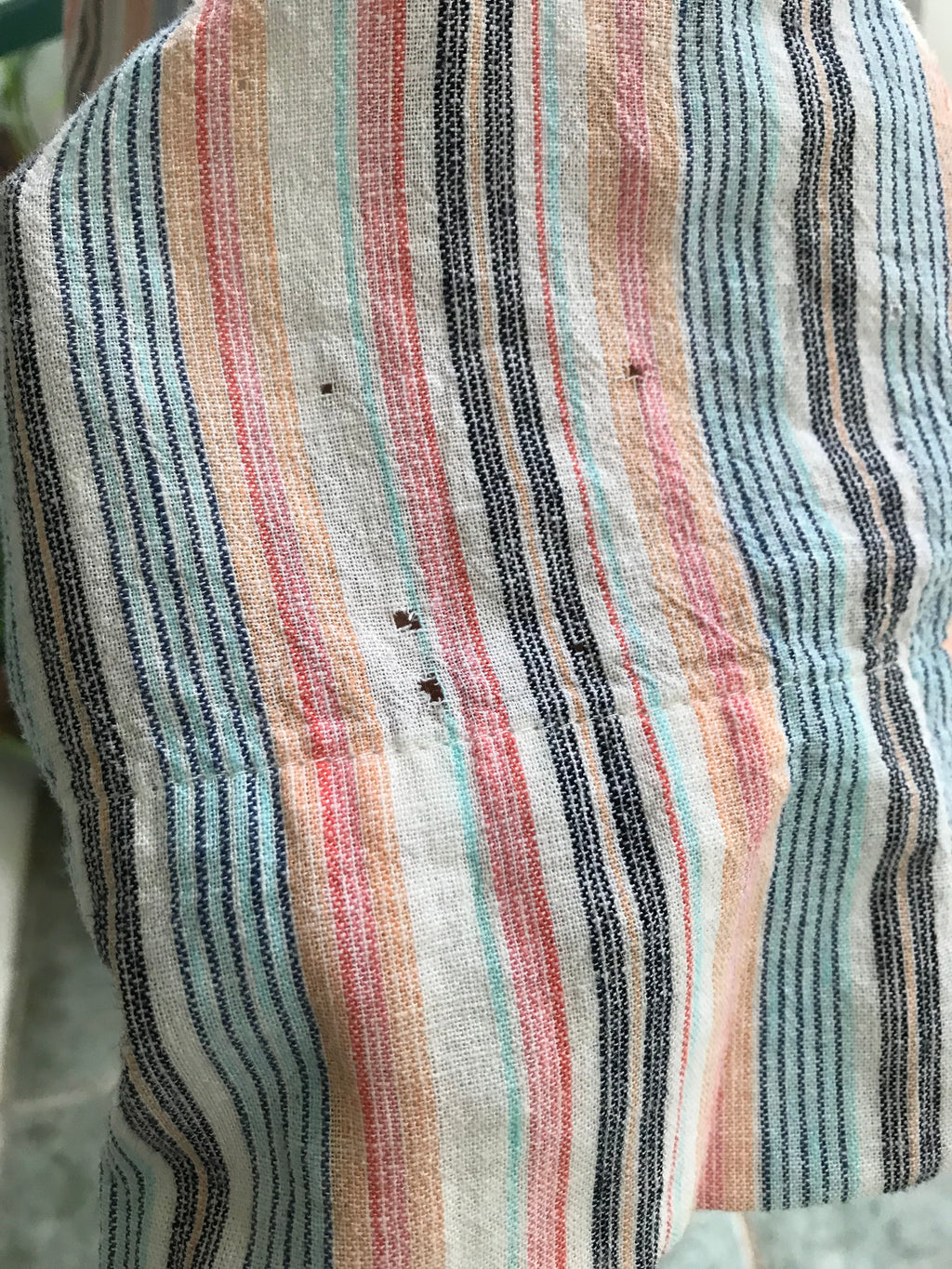 New organic Stripe Ruffle top pants... /XL
