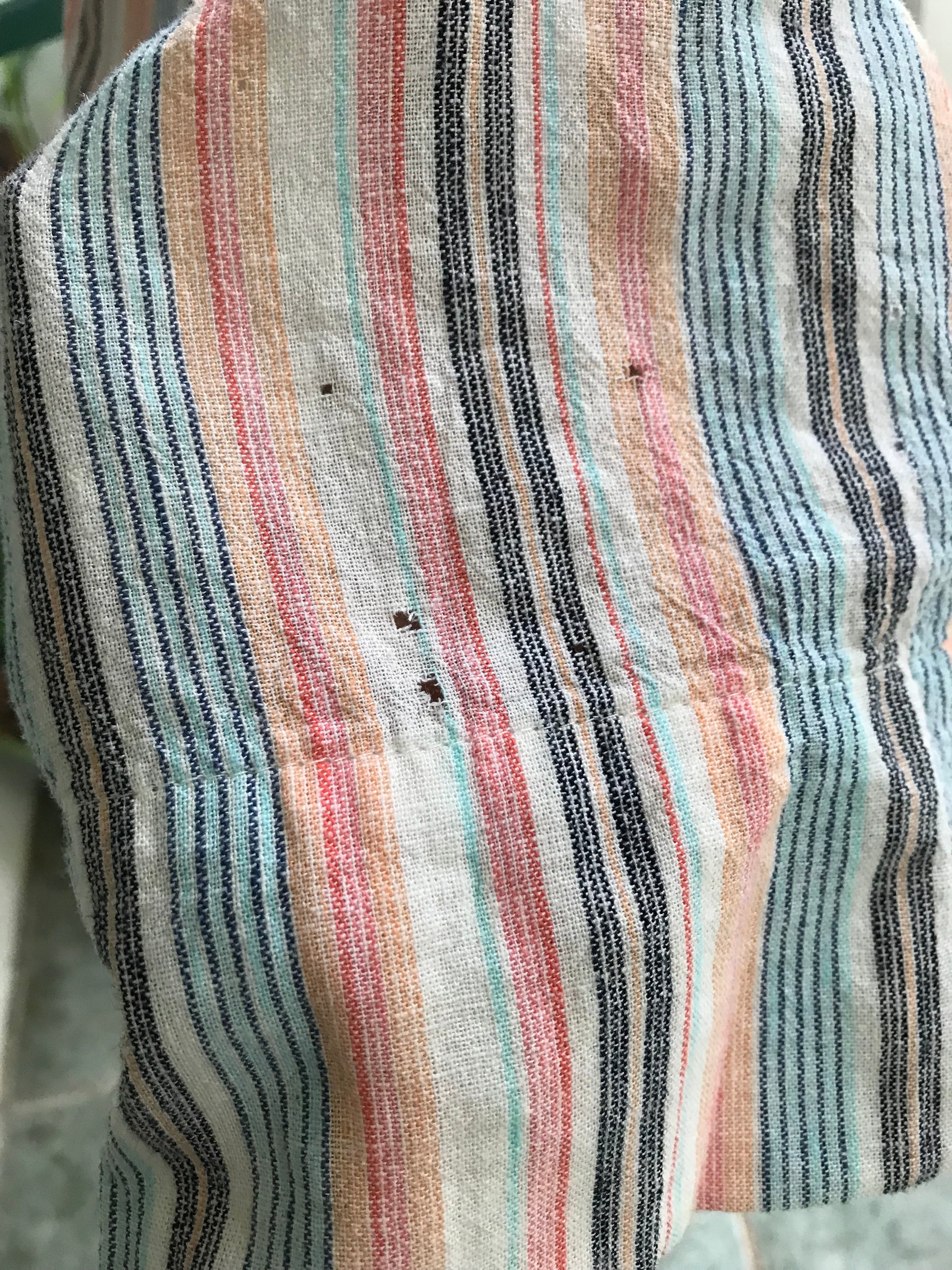 New organic Stripe Ruffle top pants... /XL