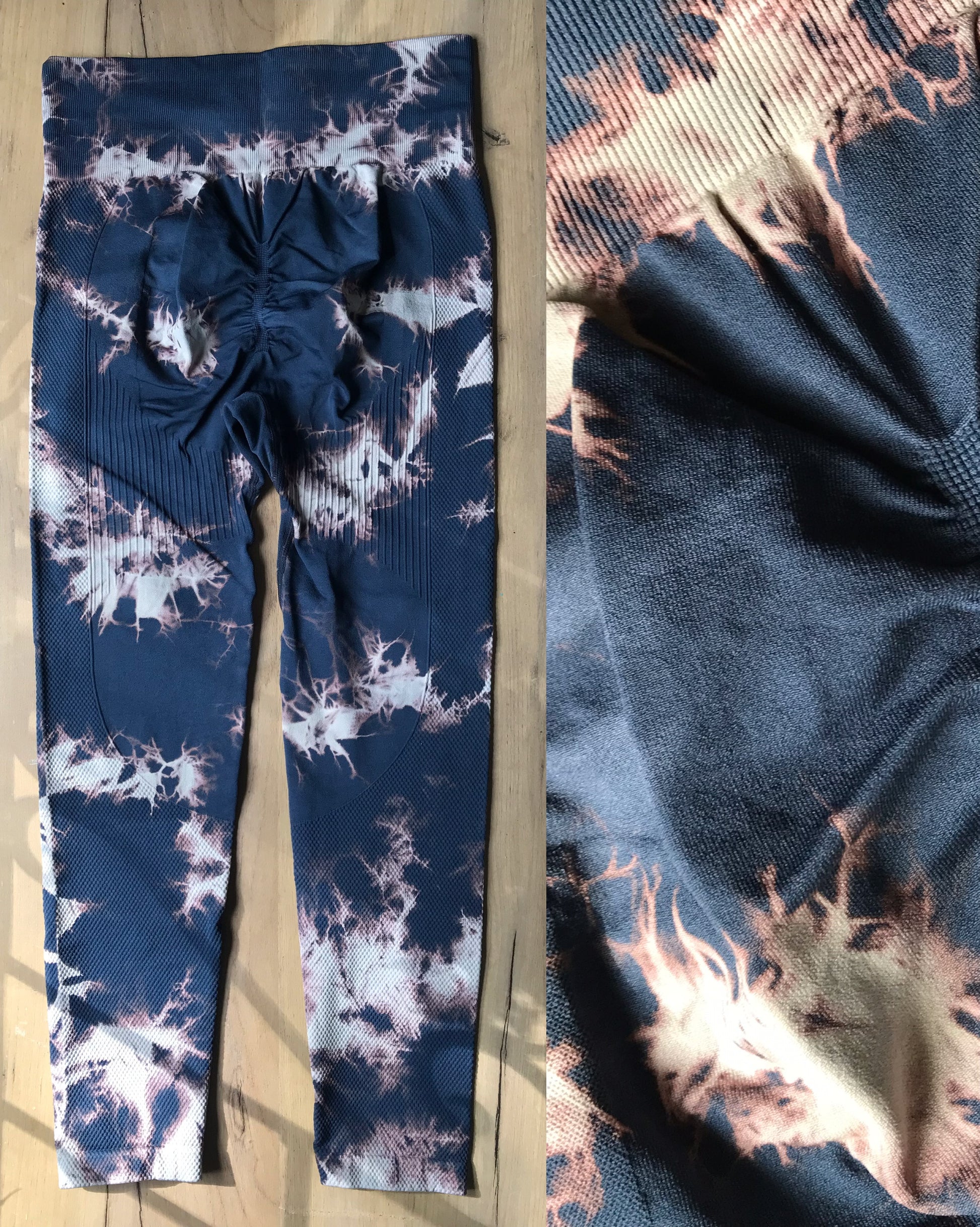 Exercise legging brown marble ::: L
