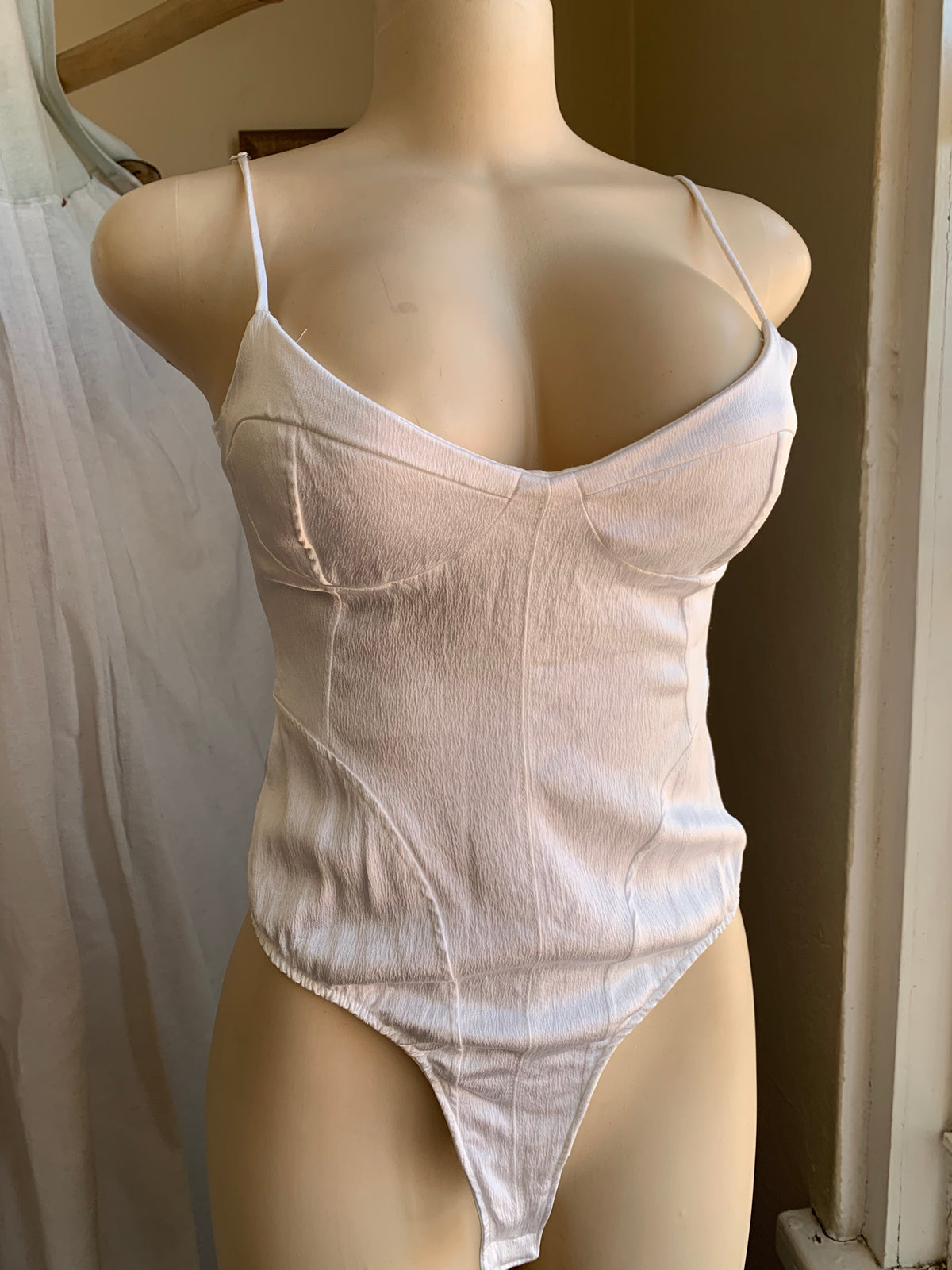 ZARA white cami bodysuit … s