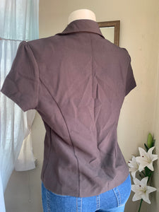 Deep brown suit top size9/10 >>>