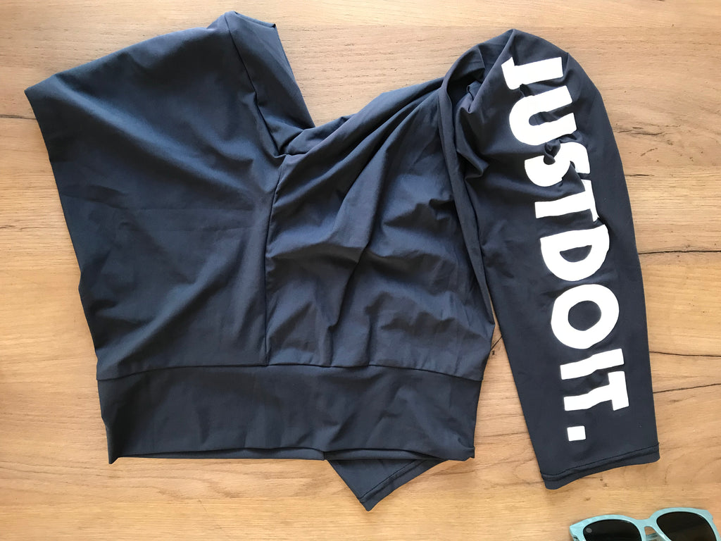 New Just Do It black leggings  ;;; S-L :::