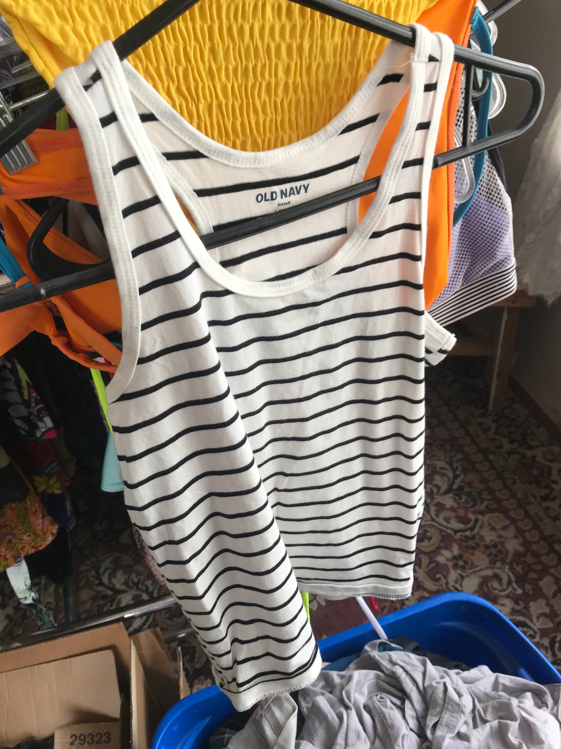 B&W Stripe tank top