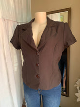 Load image into Gallery viewer, Deep brown suit top size9/10 &gt;&gt;&gt;
