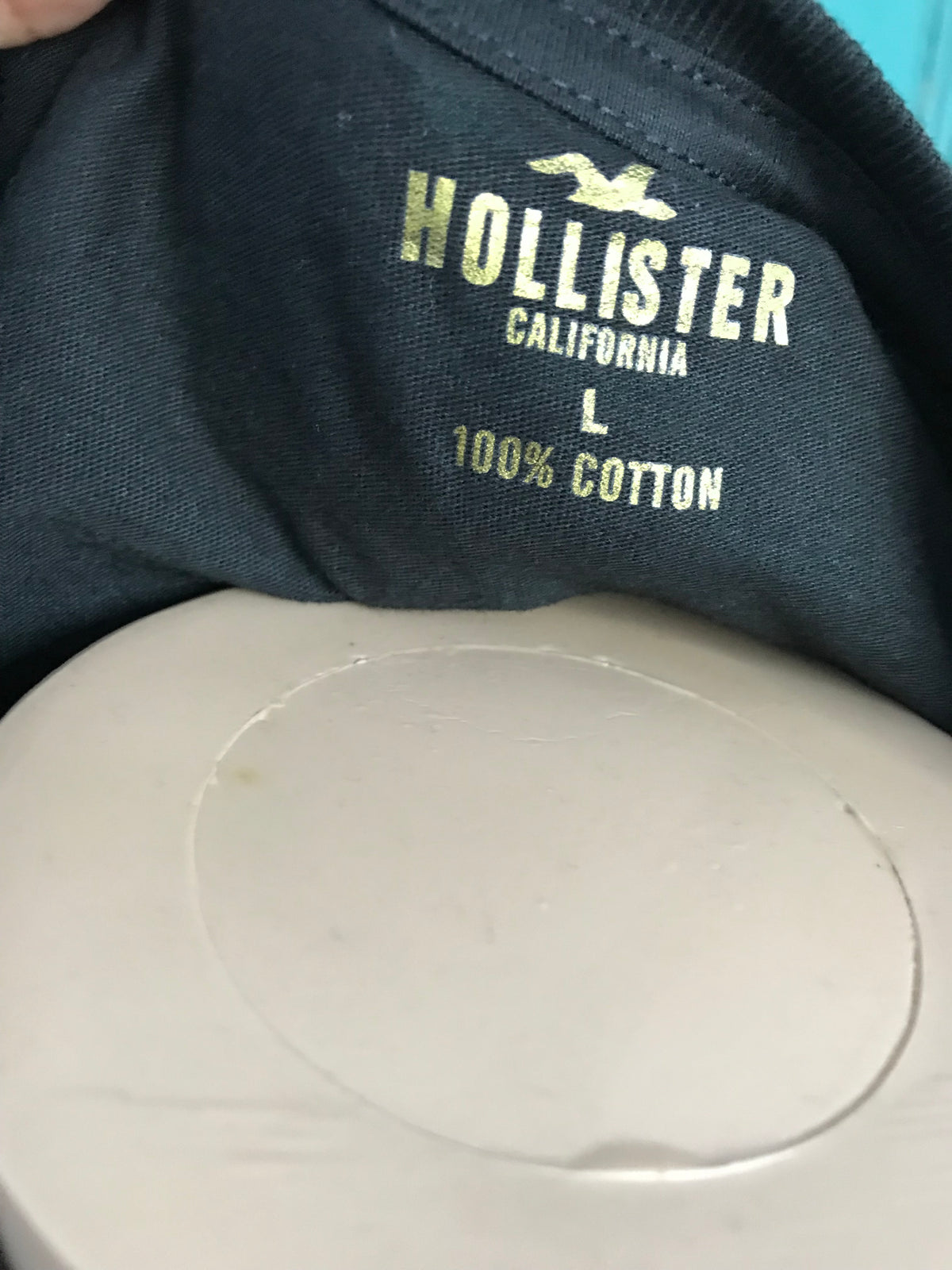 New Hollister staple Black tee fitted minimal...  ;;;