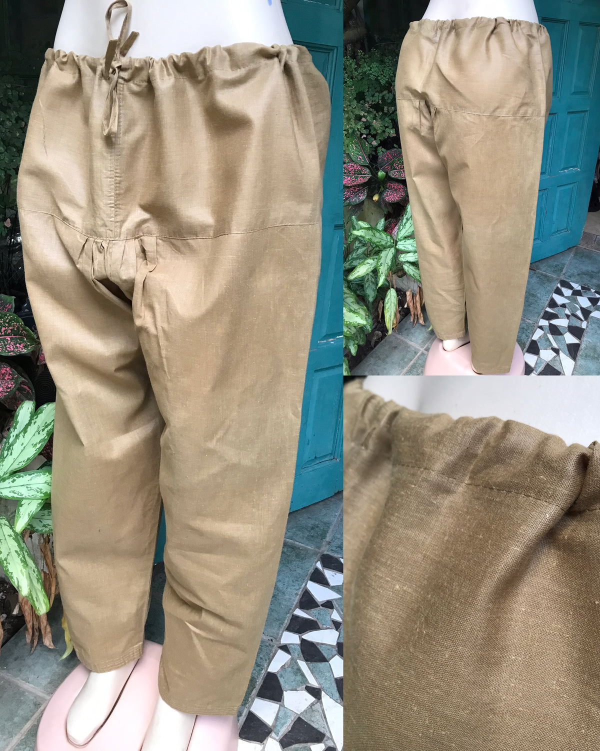 sand organic harem pants draw string ::: one size fits most ,,, plus