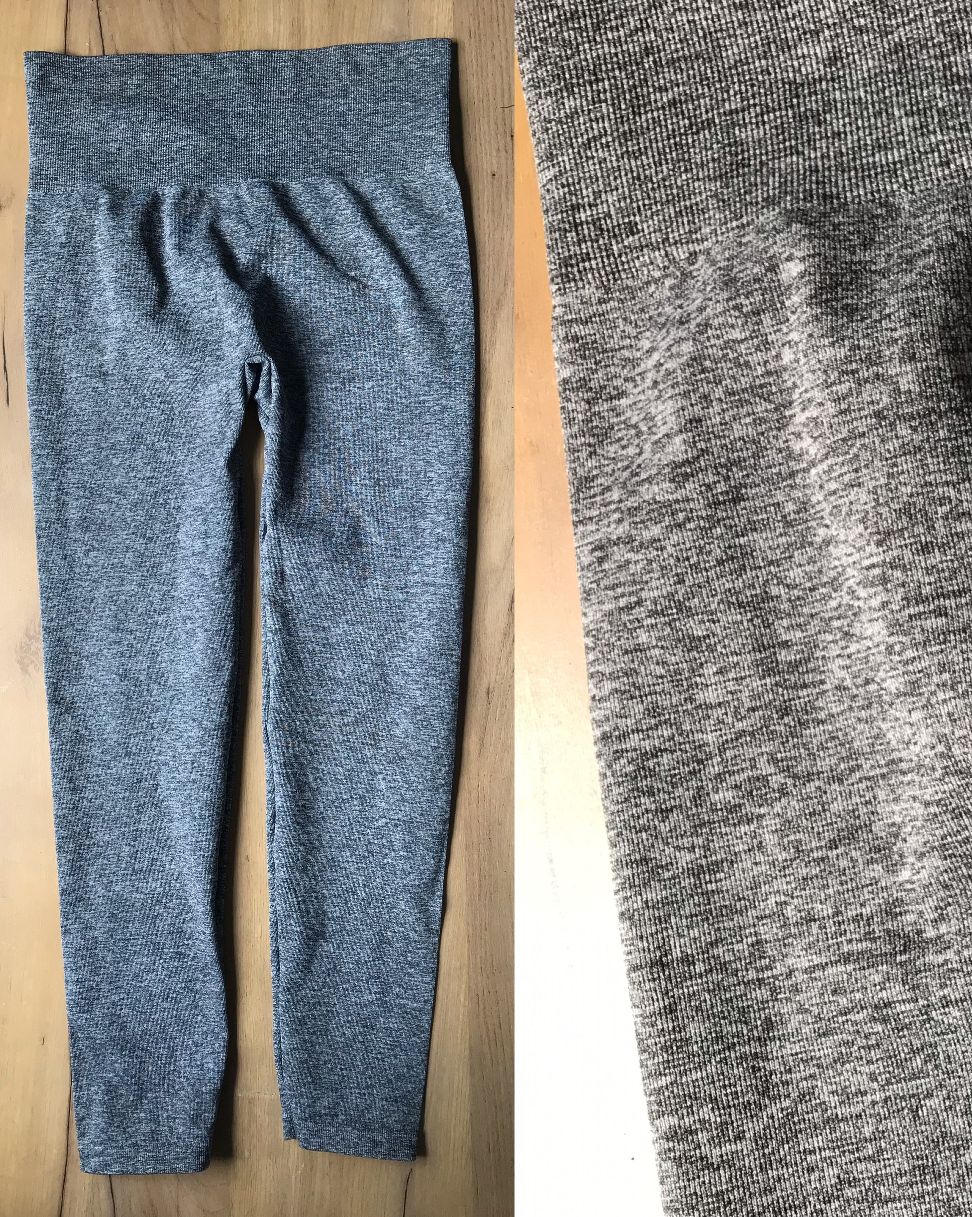 Grey mottled exercise pants ::: L