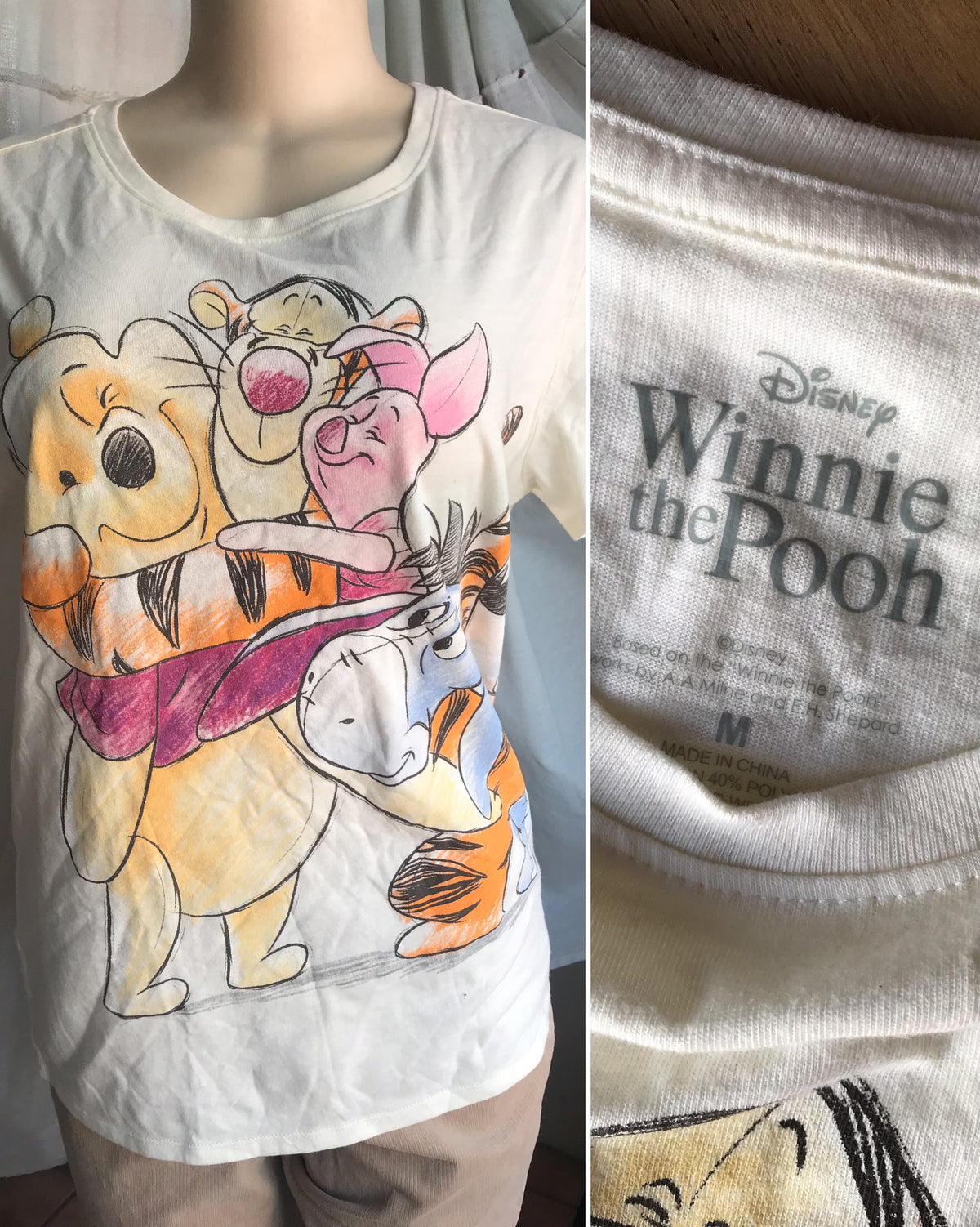 New Pooh Pop Culture Graphic Tee  ;;; M...