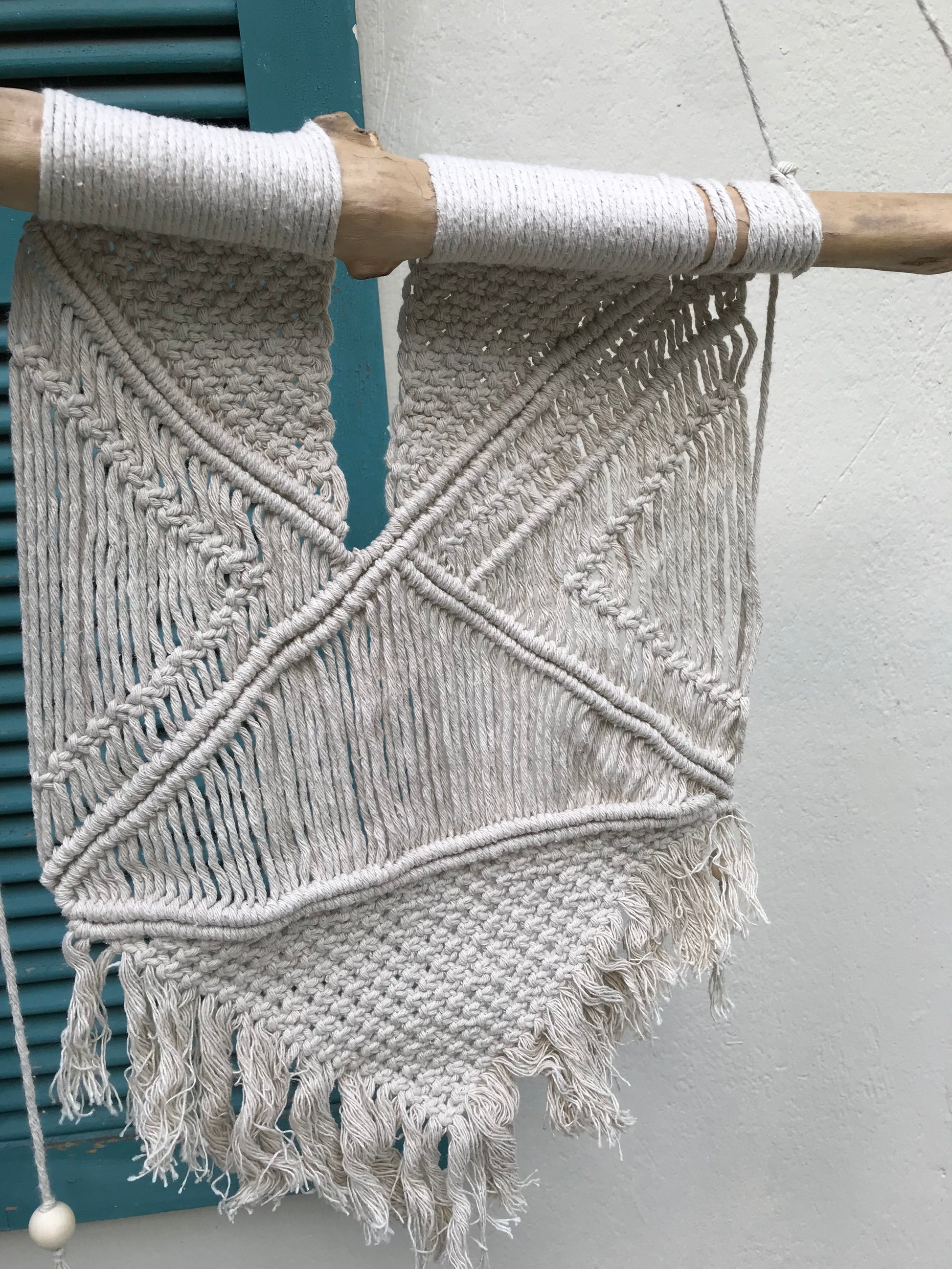 Macrame wall hanging large cream +++