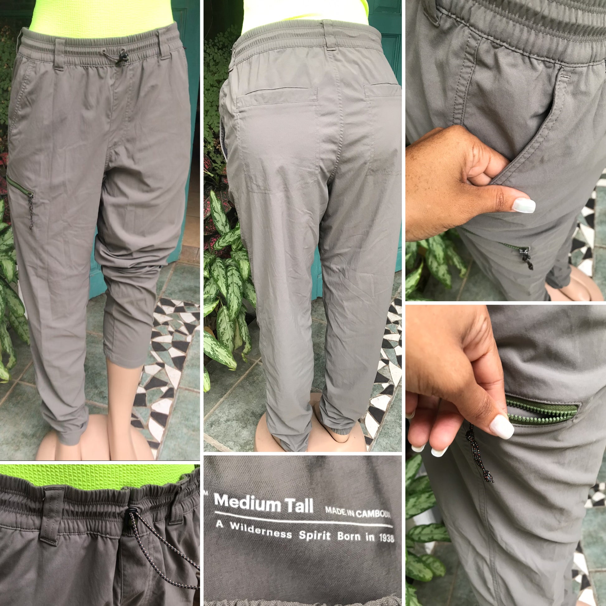 wilderness explorer cargo pants grey unisex ::: M/L