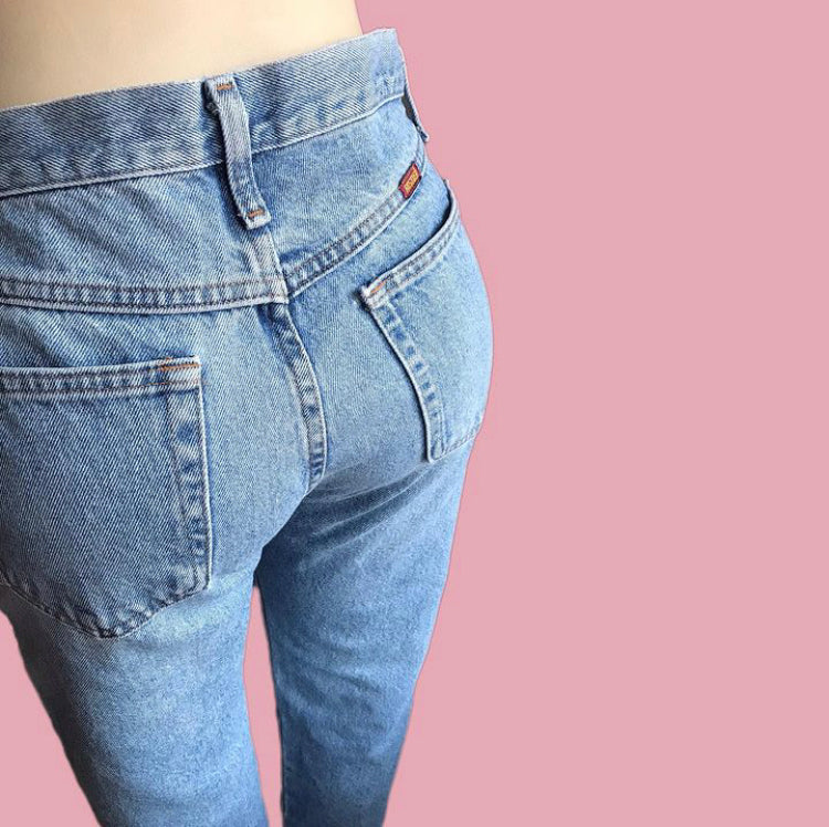 Vintage Rustler mom jeans light blue :::
