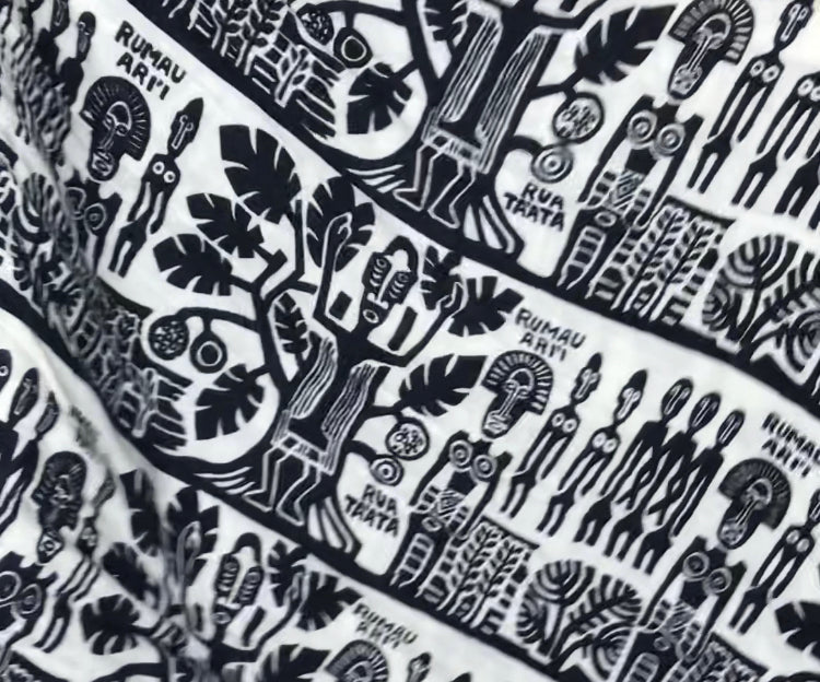 B&W tribal print Scarf