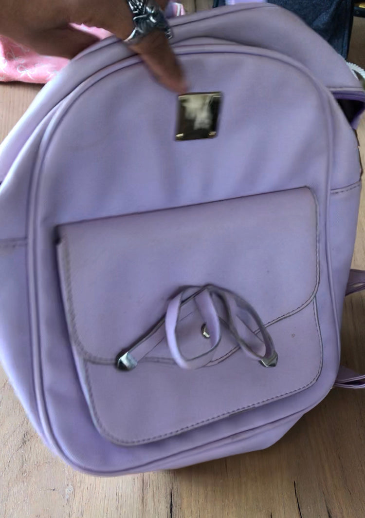 purple backpack small