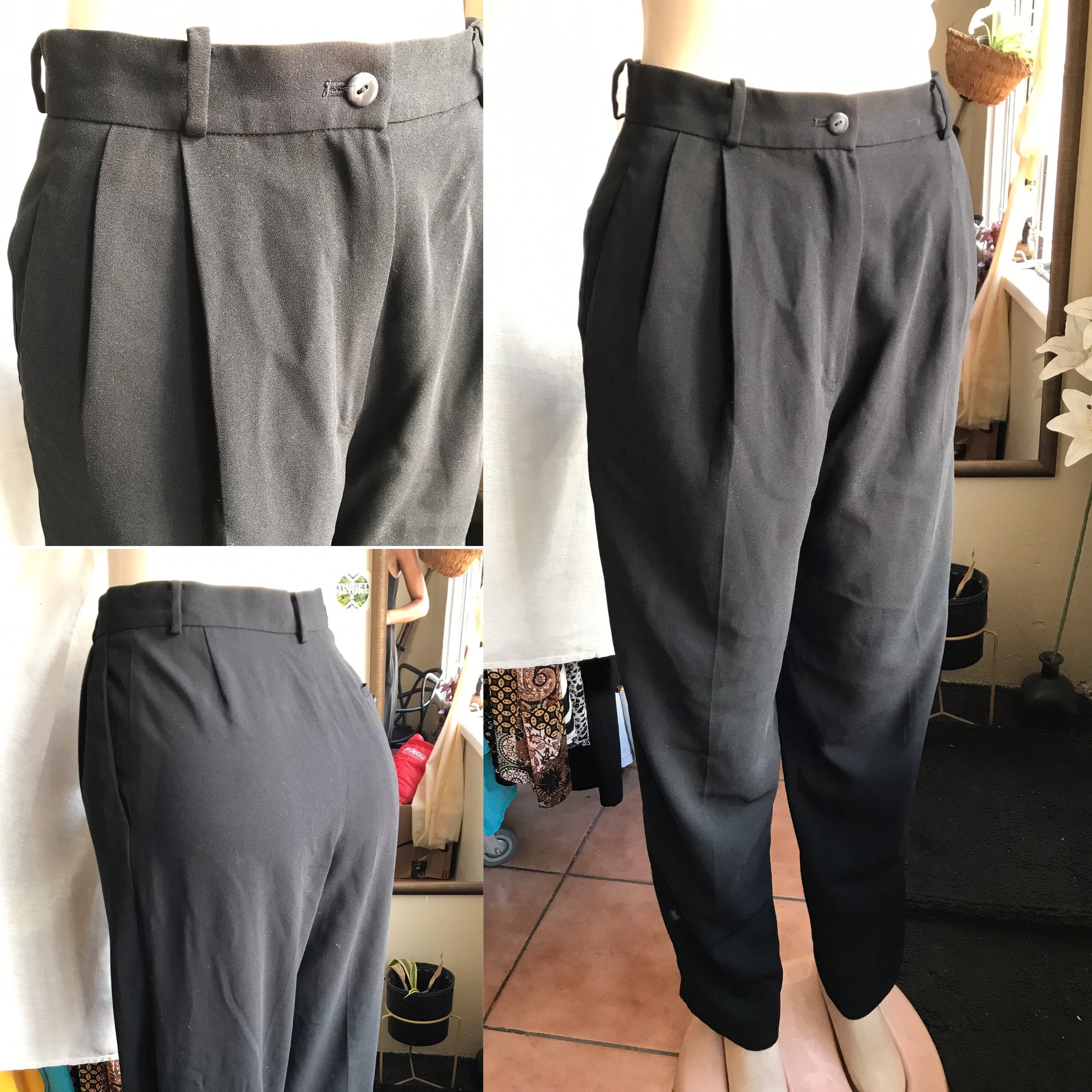 vintage black trousers ^^^ s :::