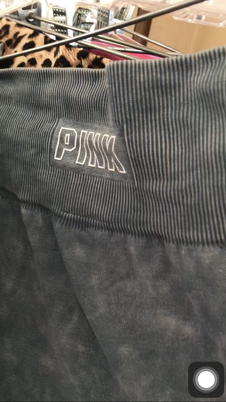 victoria's secret dusty blue exercise legging
