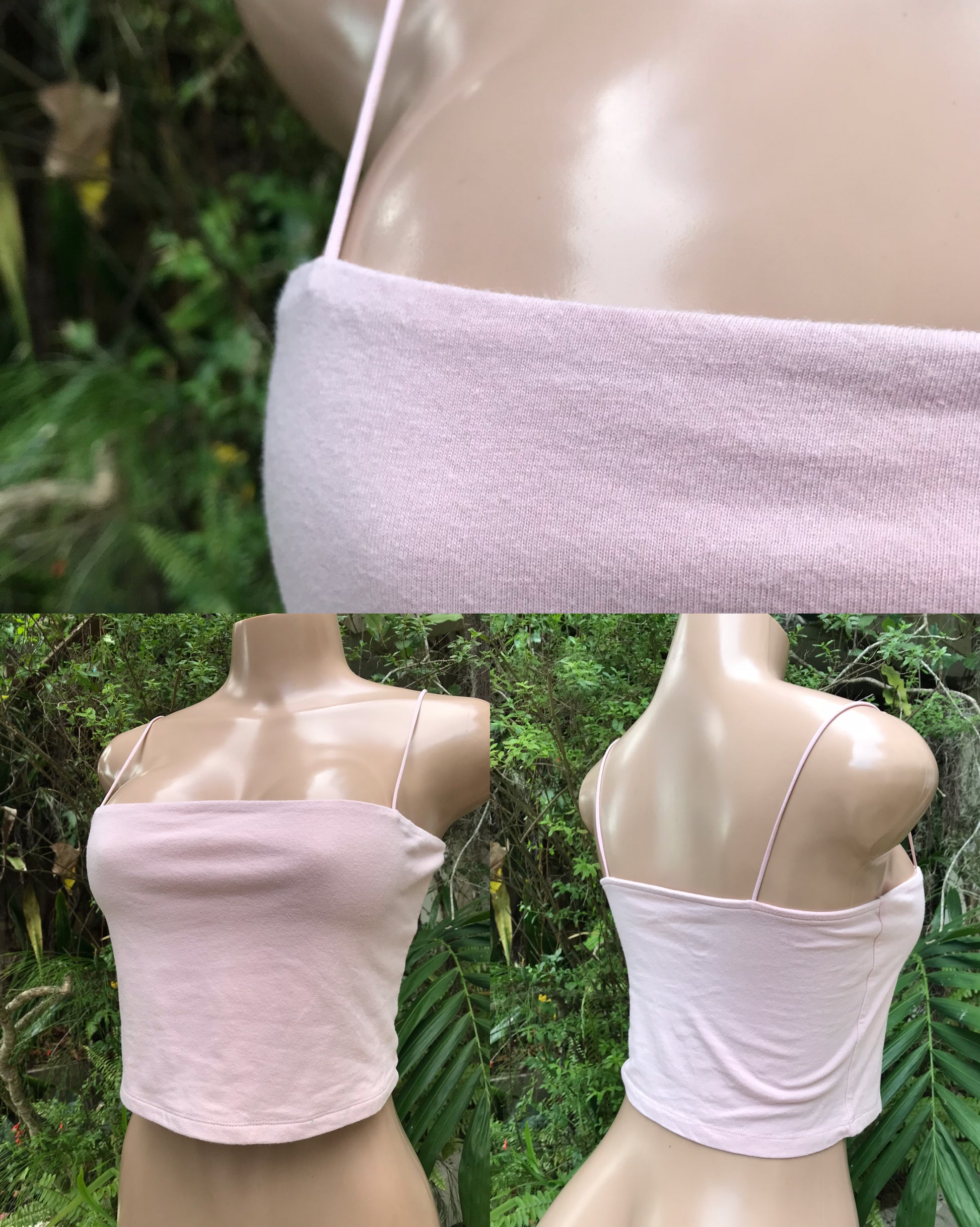 Aeropostale blush pink cropped cami top... Large