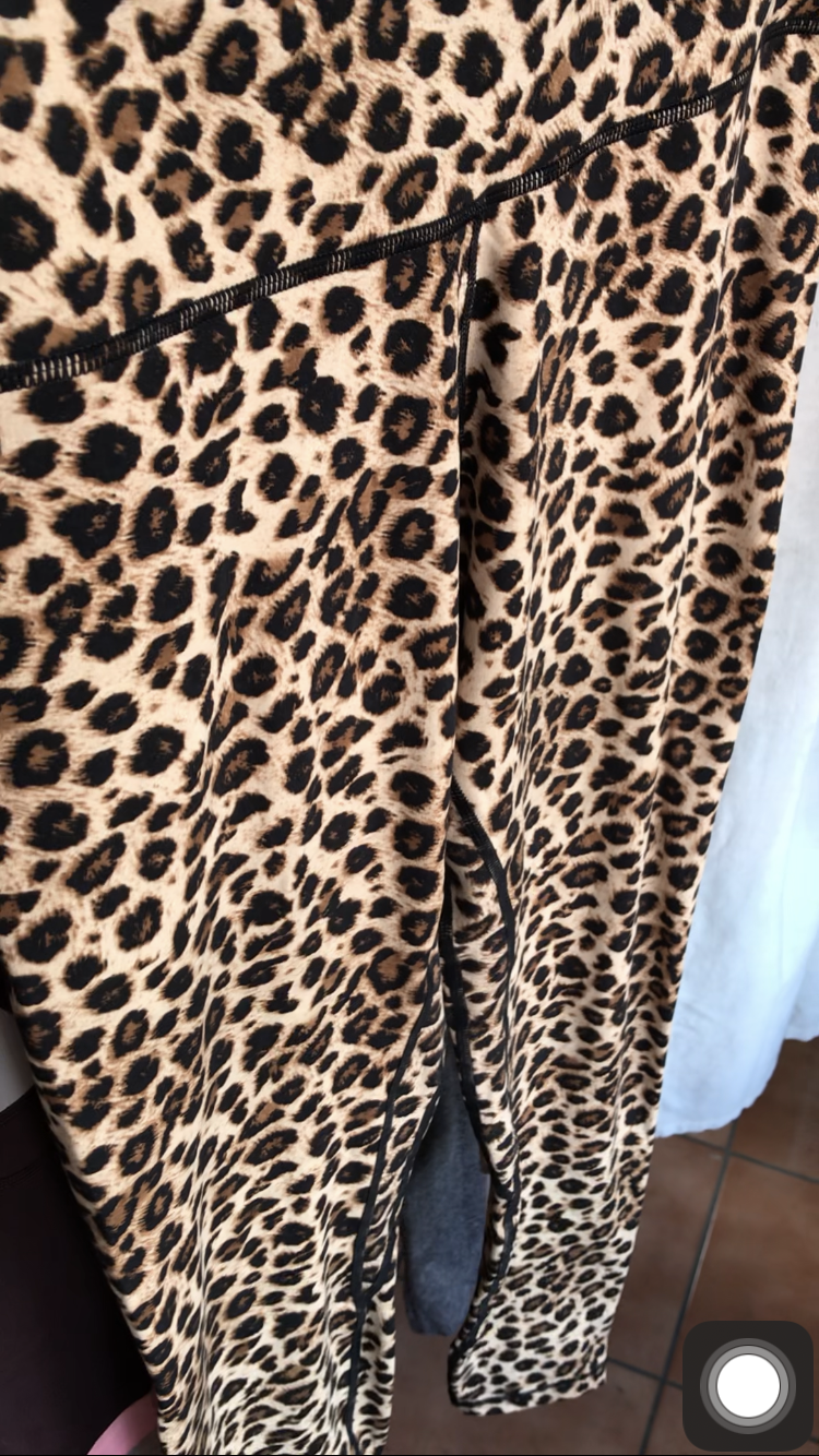 cheetah exercise legging ::: /xL