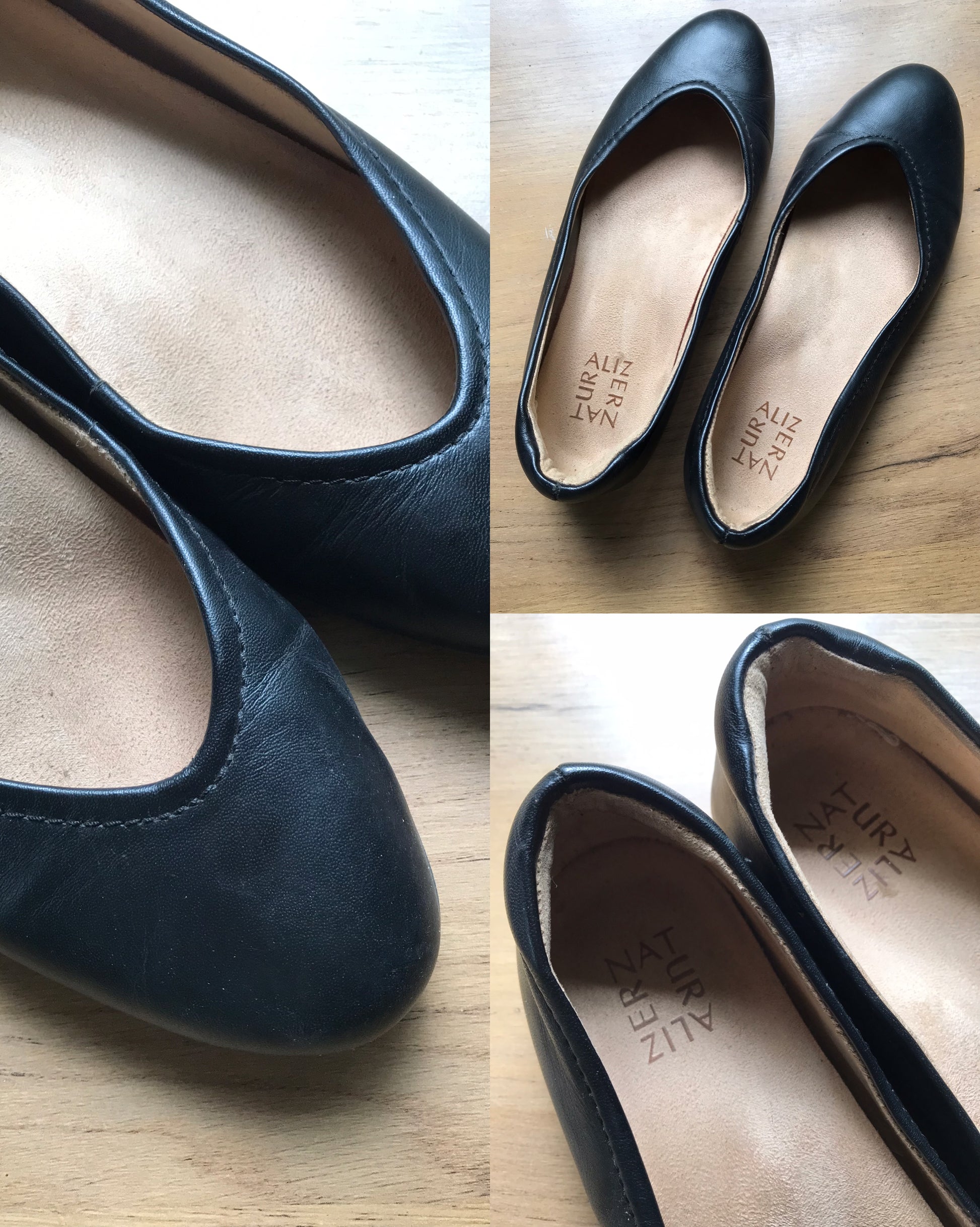 Naturalizer comfort work flats black /// size 8