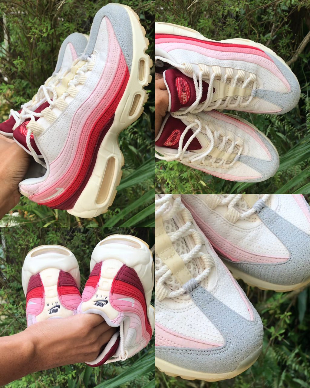 Nike Air Max Pink Stripe /// size 7 / 7.5 female