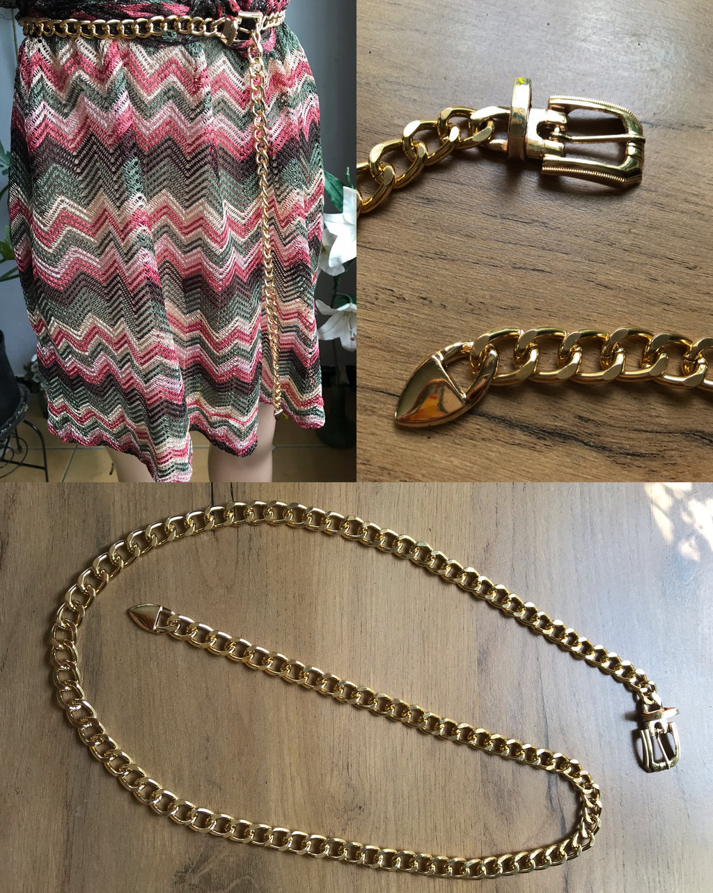 Gold chain belt new *** One size