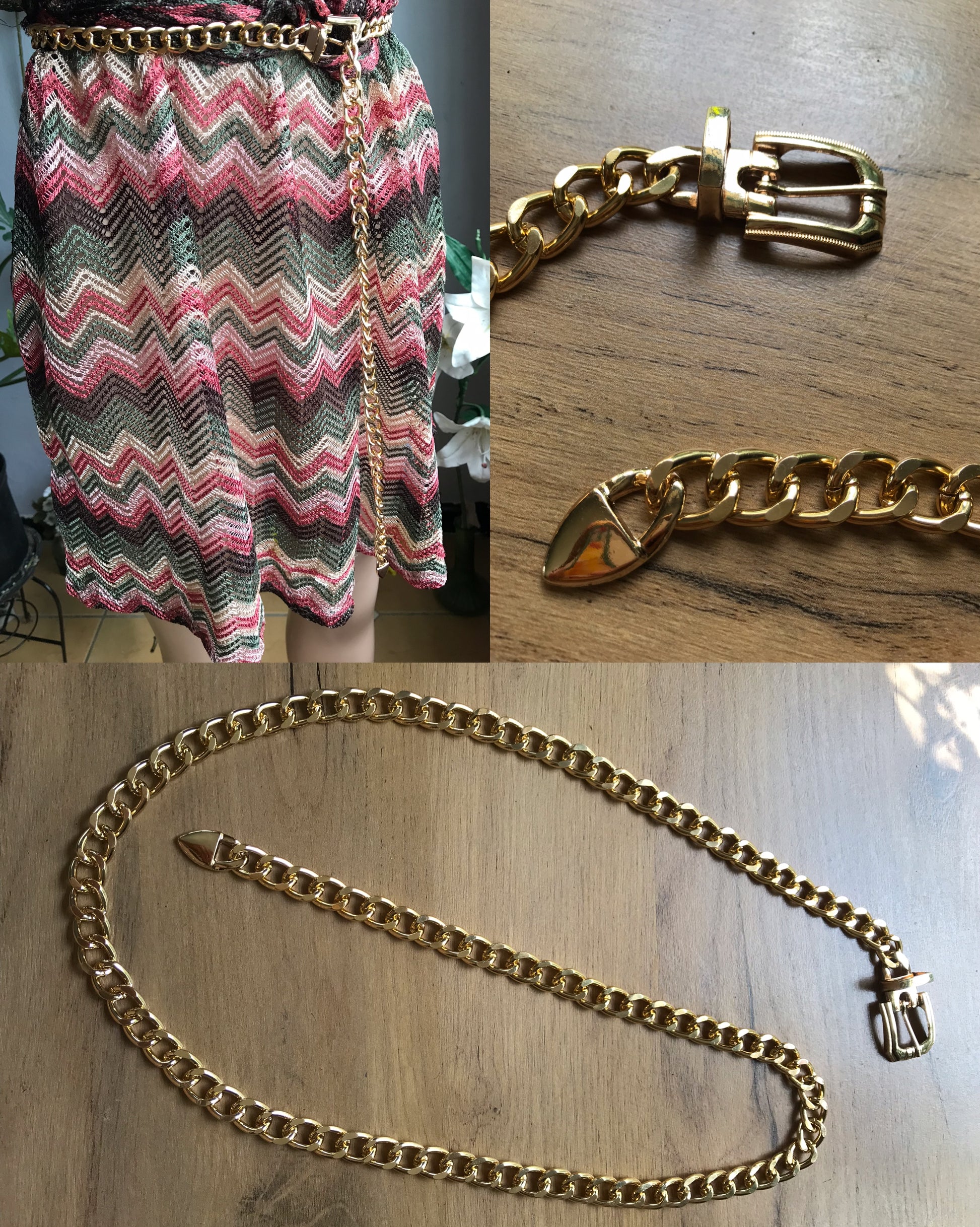 Gold chain belt new *** One size
