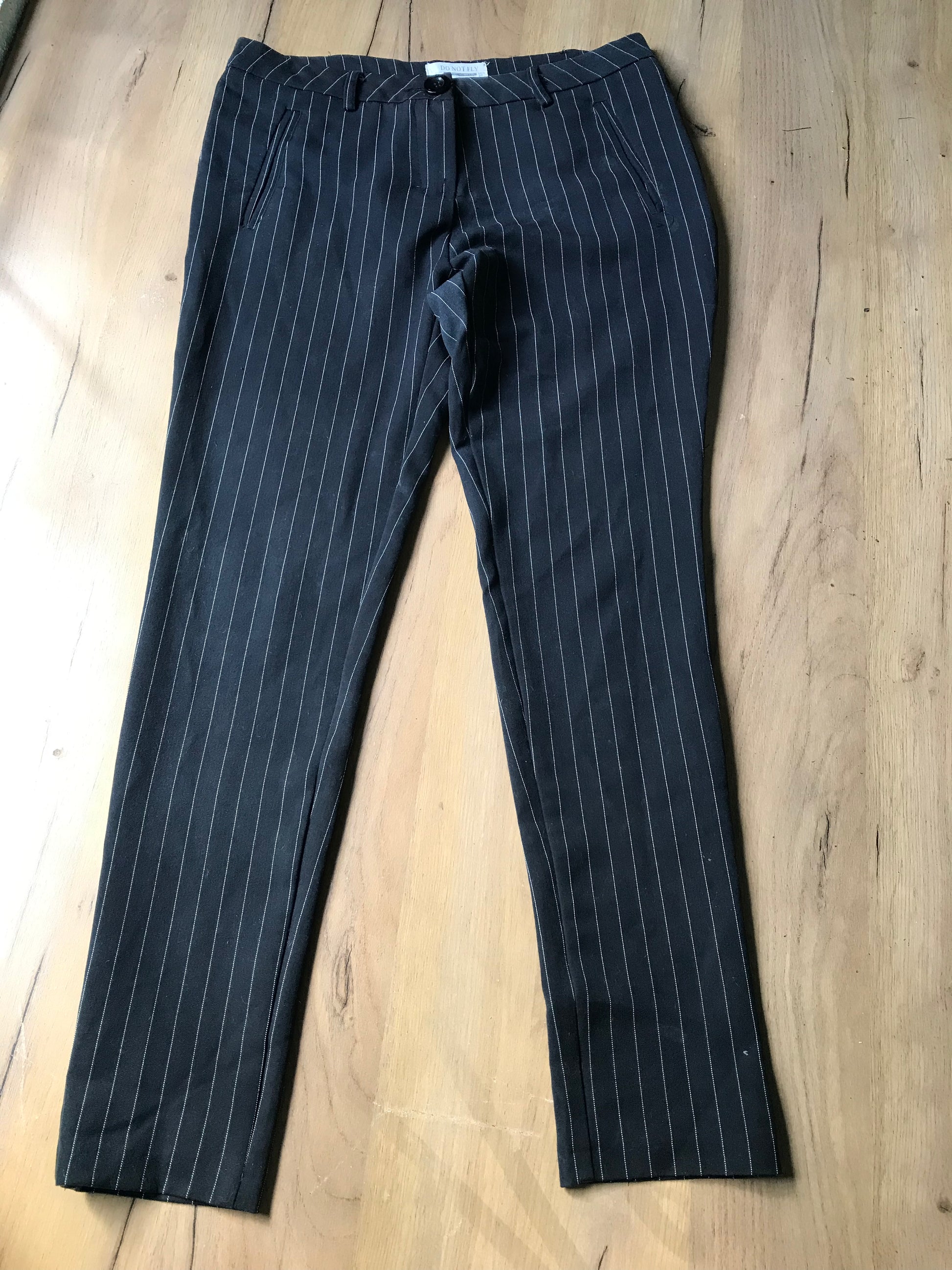 black stripe work pants ::: m