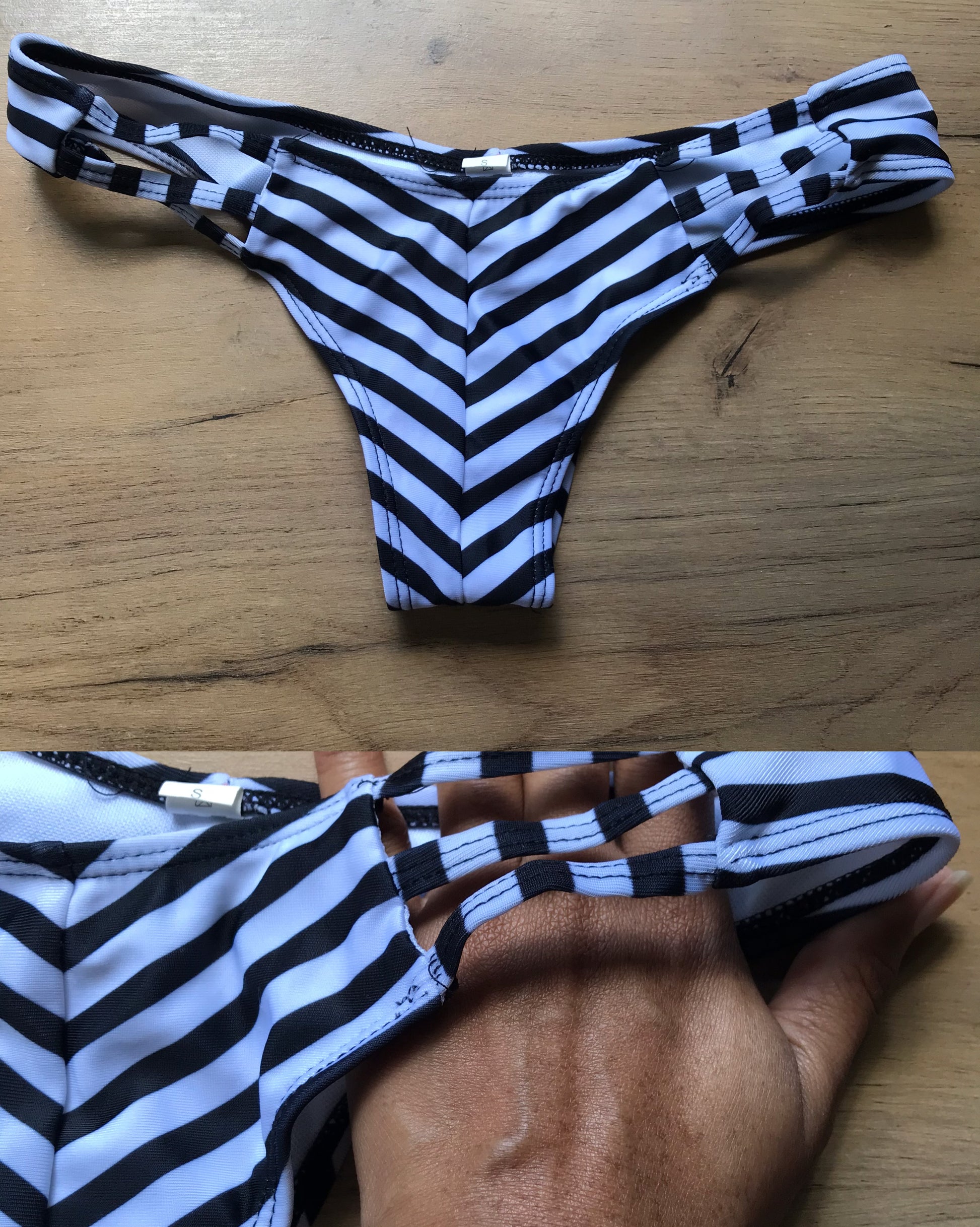 bikini bottom stripe . s