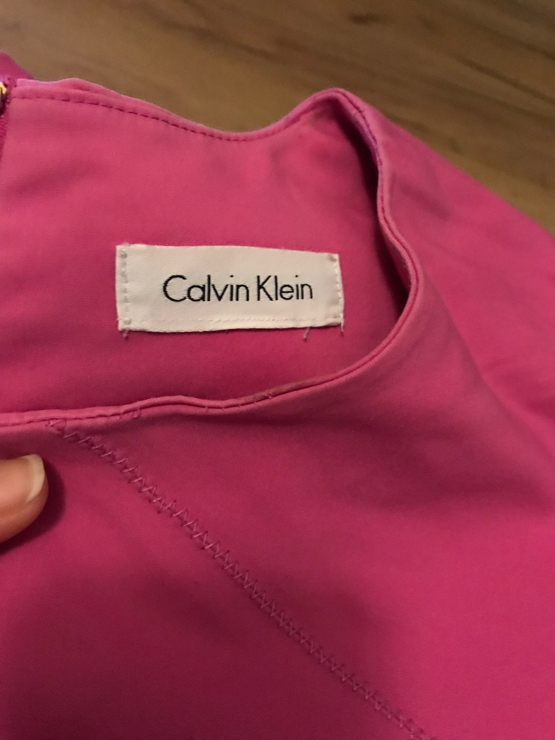 Calvin Klein pink professional dress . large