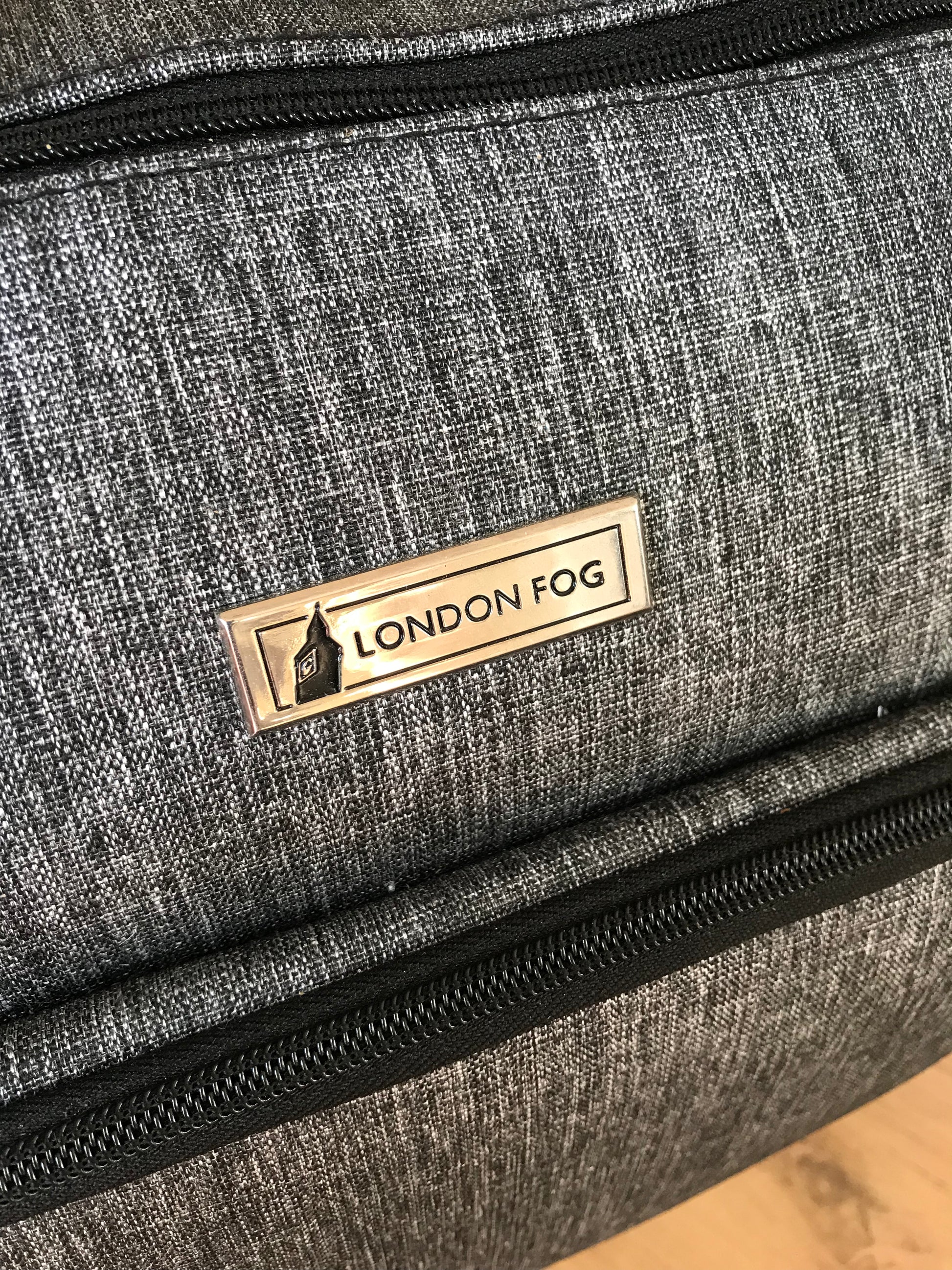 London fog grey overnight travel bag 15"