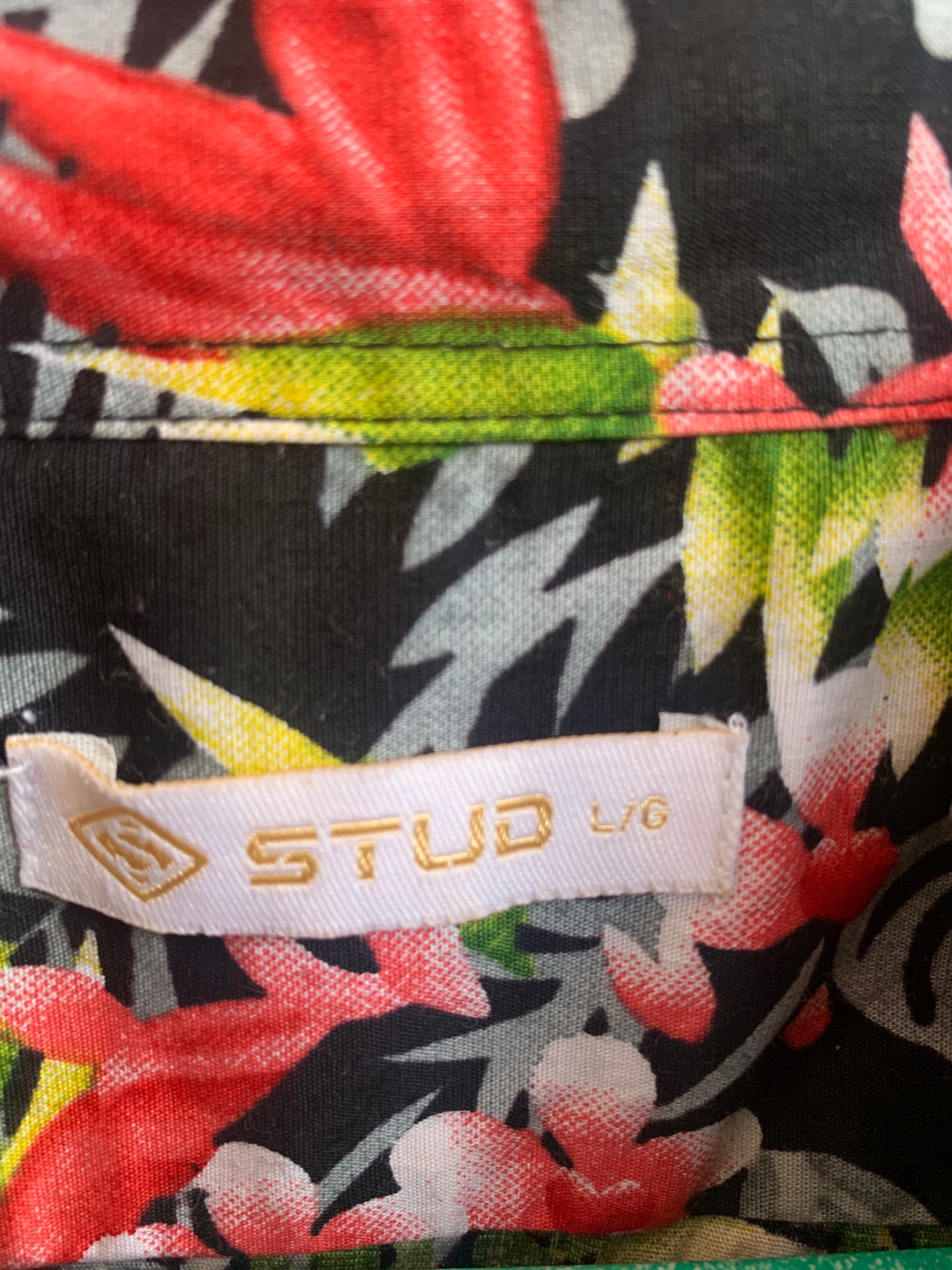 Black Floral Men’s - L