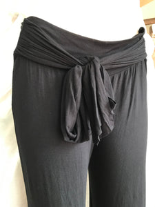 Soft black palazzo pants ::: m