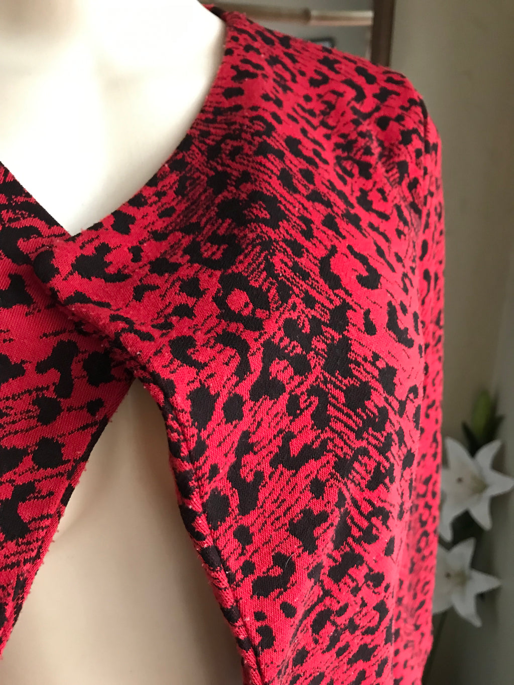 Soft red cheetah jacket >>> s