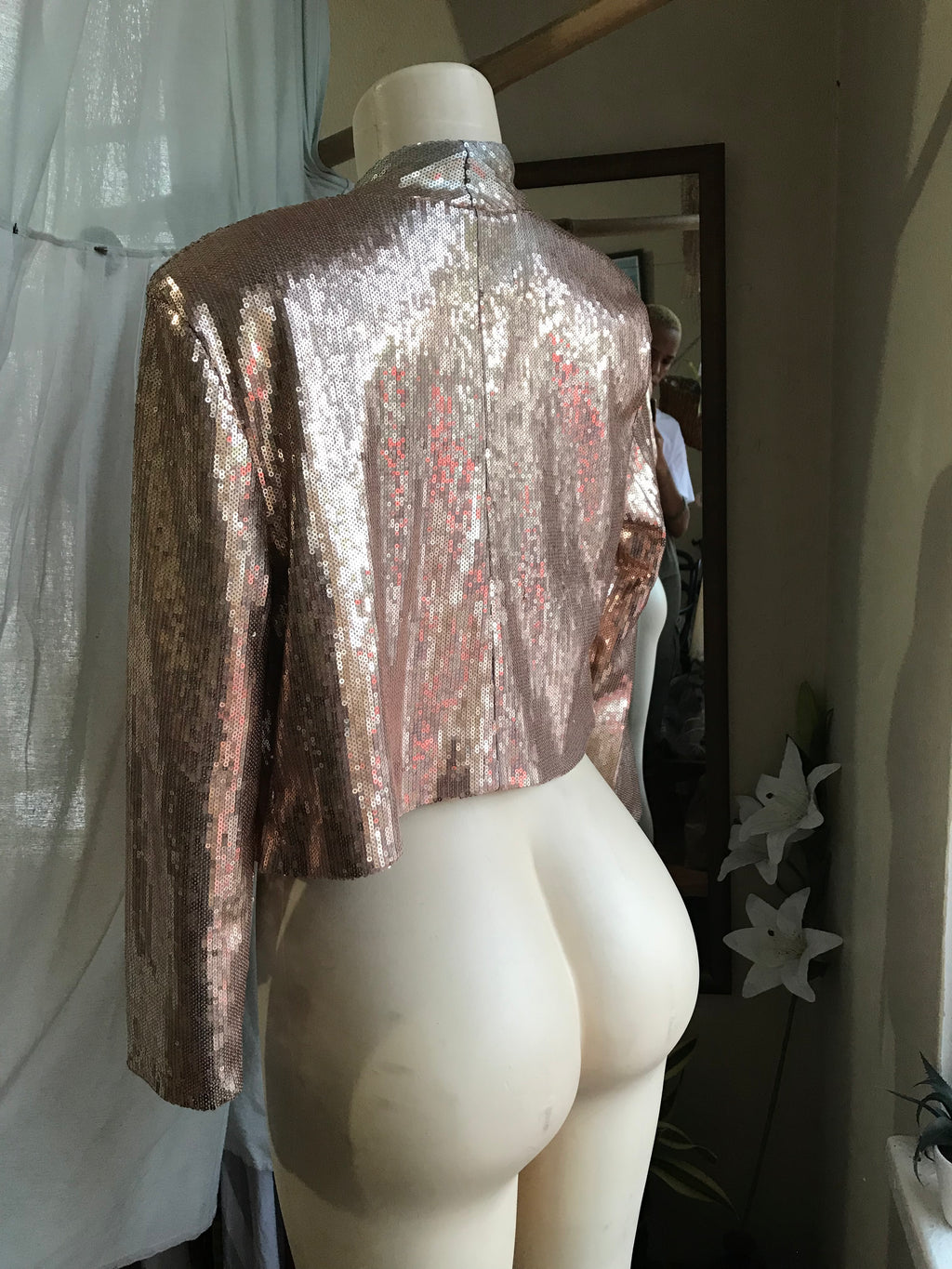 kim kardashian champagne sequin jacket >>> s
