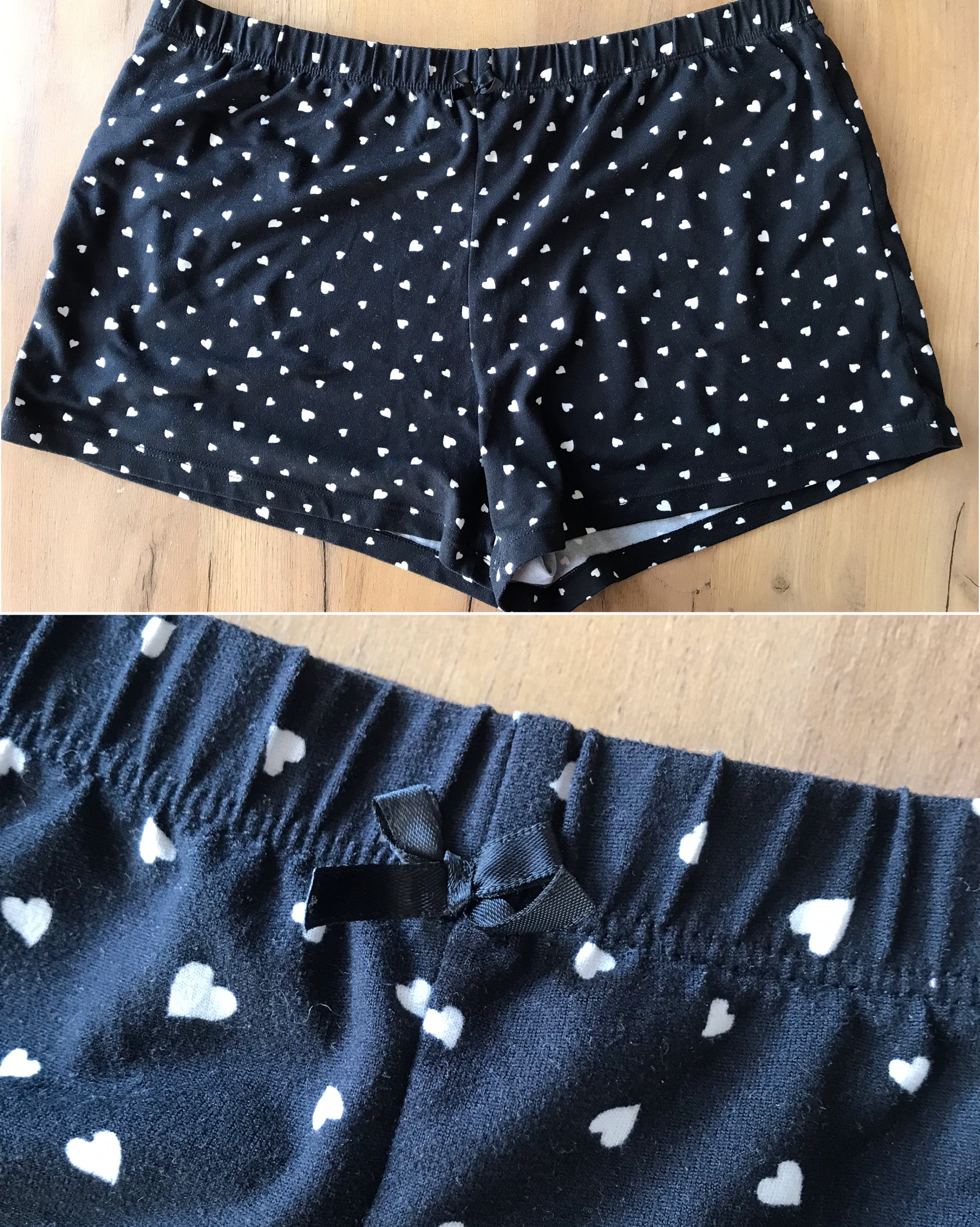 black hearts sleep shorts . m