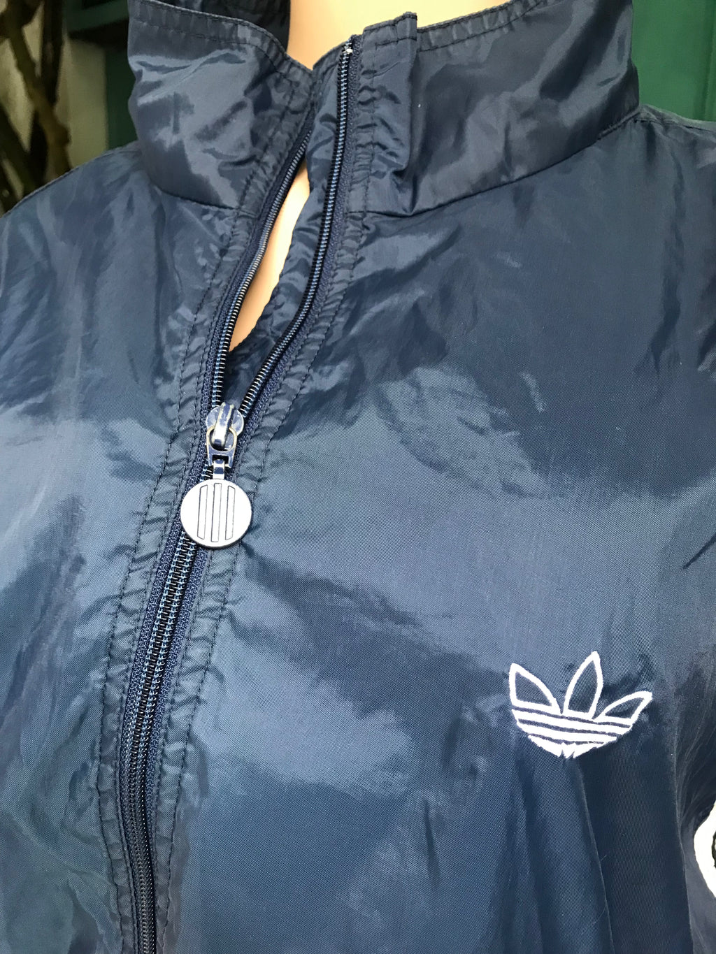 Adidas blue wind breaker unisex