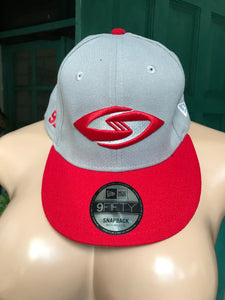 9Fifty snapback cap mens grey red