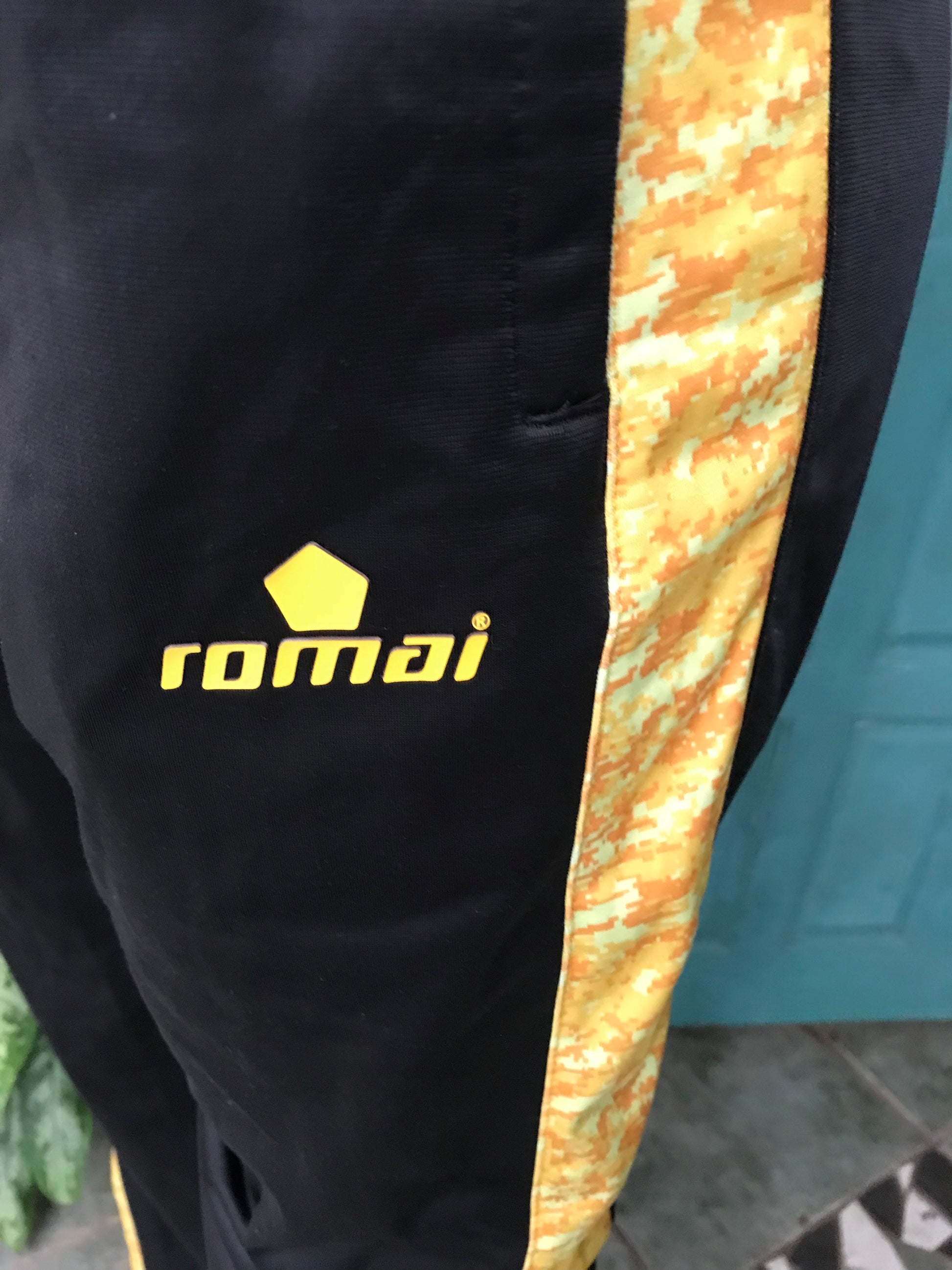 Jamaica Football Fed Jogger Set yellow black unisex ::: L /XL >>>
