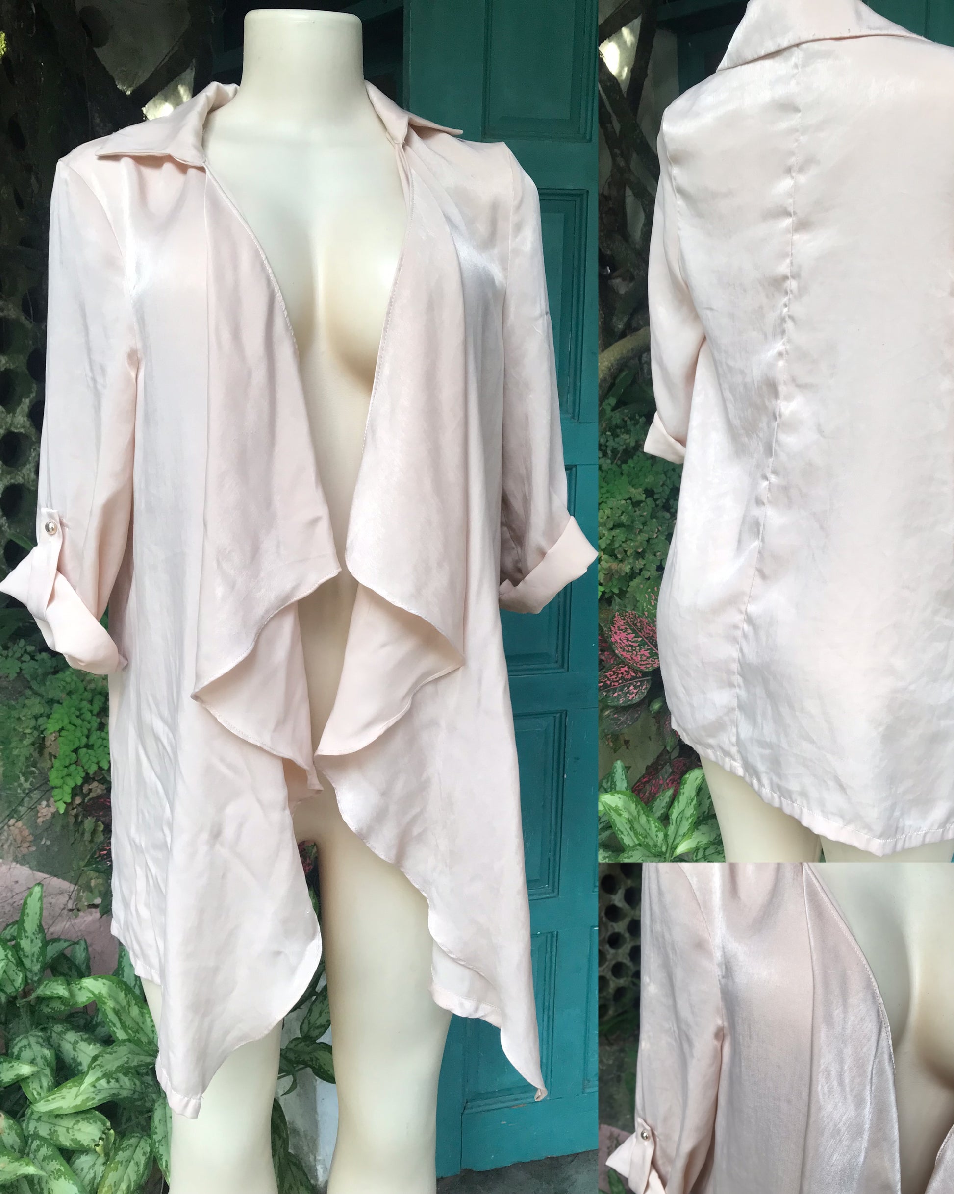 light pink / champagne long silky professional cover . s