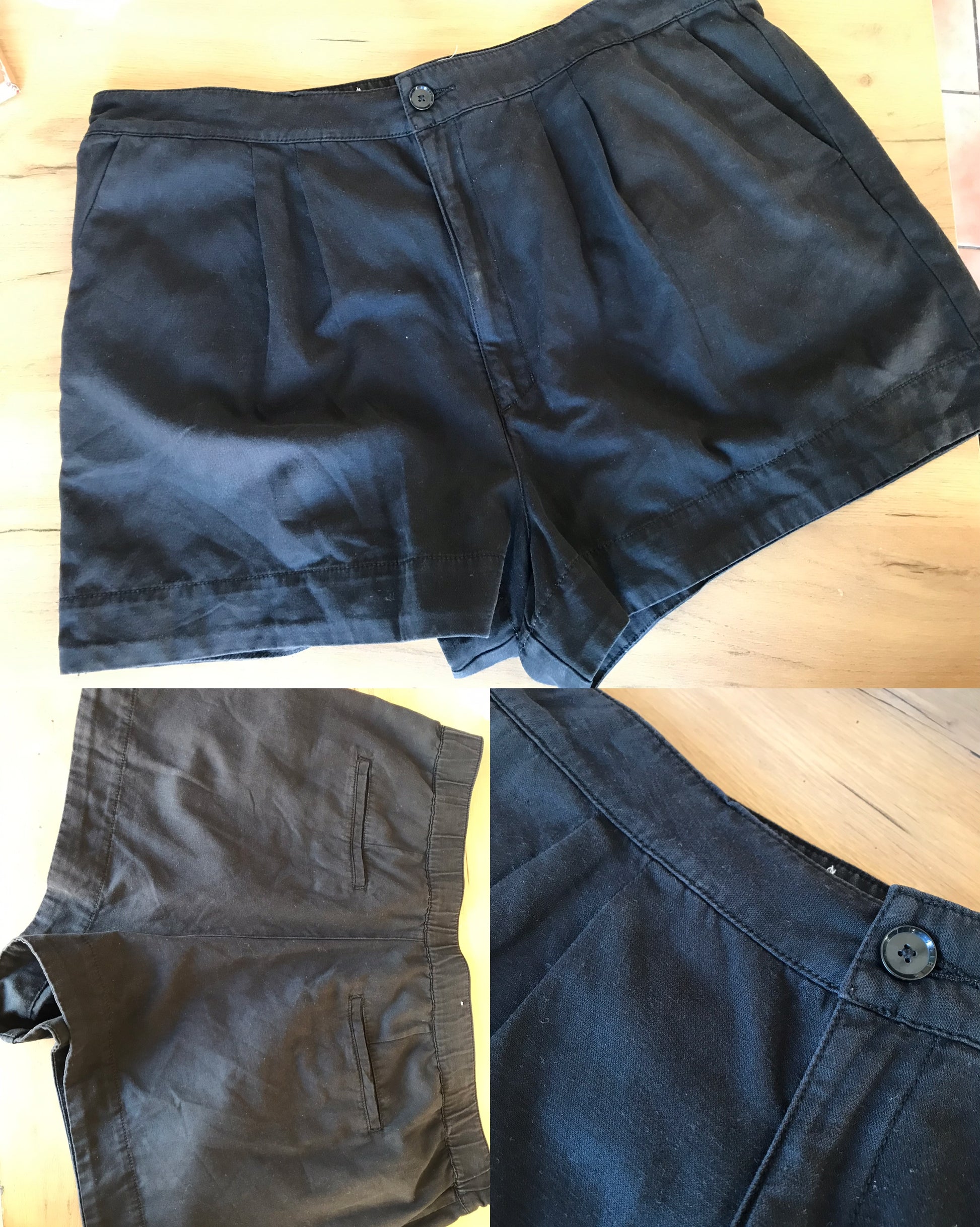 black 80% cotton shorts ,,, /xl : 2x