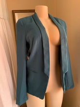 Load image into Gallery viewer, Emerald green long collar professional blazer s
