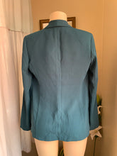 Load image into Gallery viewer, Emerald green long collar professional blazer s
